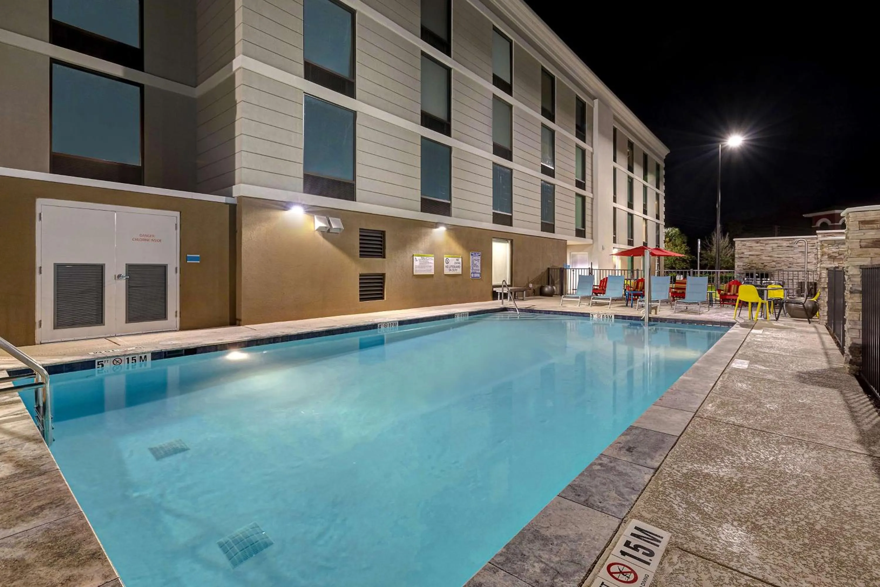 Pool view in Home2 Suites by Hilton Gulf Breeze Pensacola Area, FL