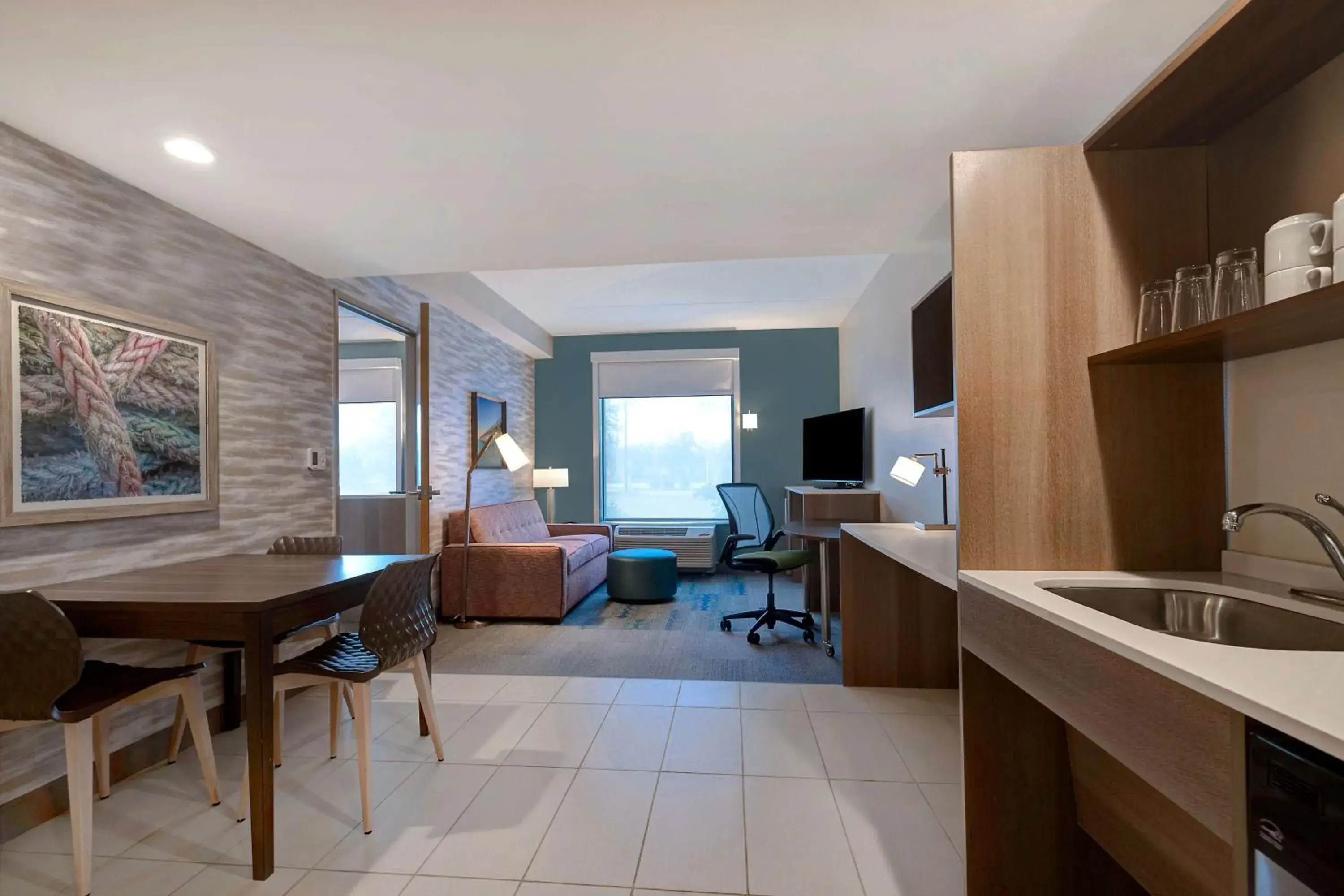 Queen Suite with Roll-In Shower - Mobility and Hearing Access/Non-Smoking in Home2 Suites by Hilton Gulf Breeze Pensacola Area, FL Queen Suite with Roll-In Shower - Mobility and Hearing Access/Non-Smoking in Home2 Suites by Hilton Gulf Breeze Pensacola Area, FL