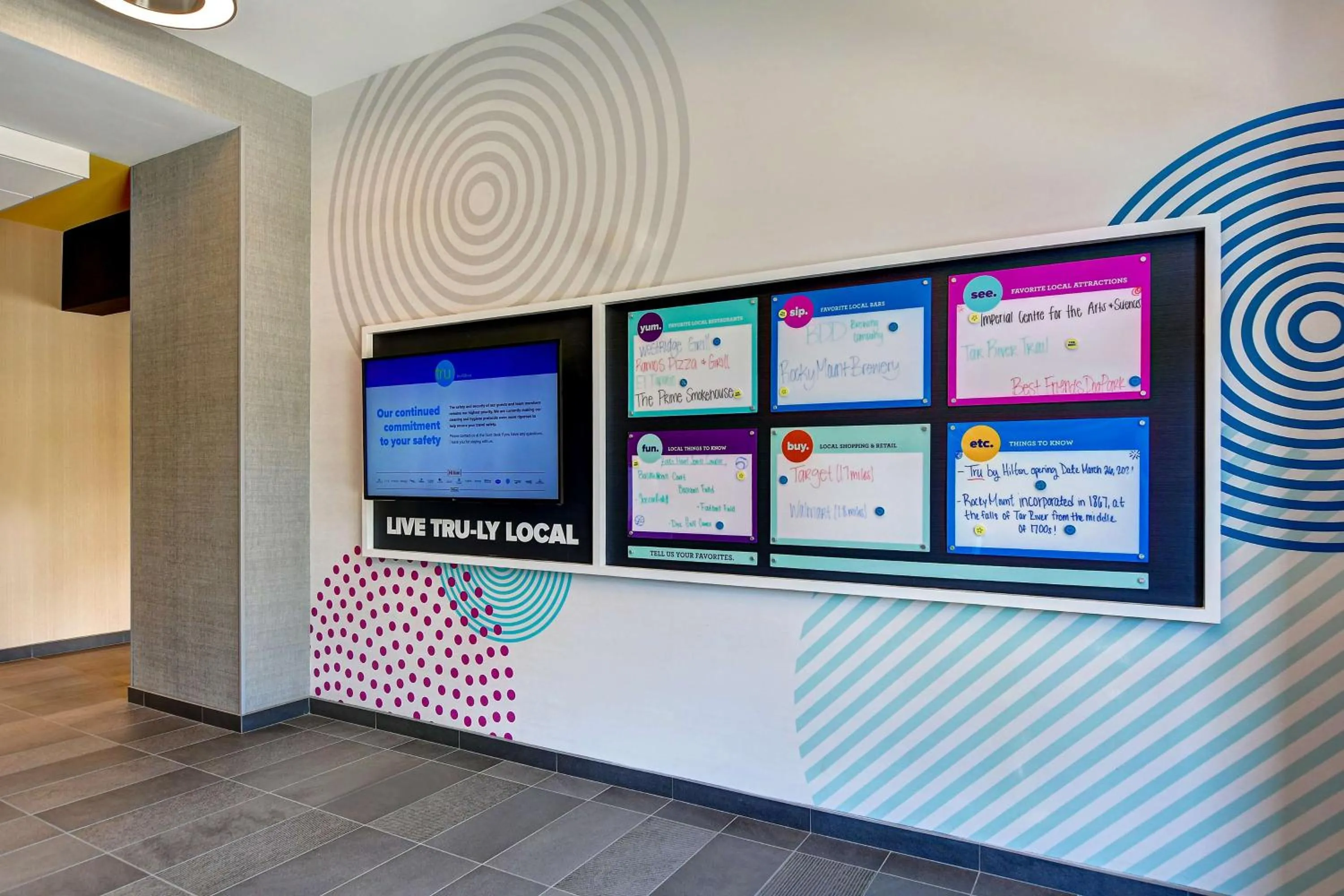 Lobby or reception in Tru By Hilton Rocky Mount, Nc