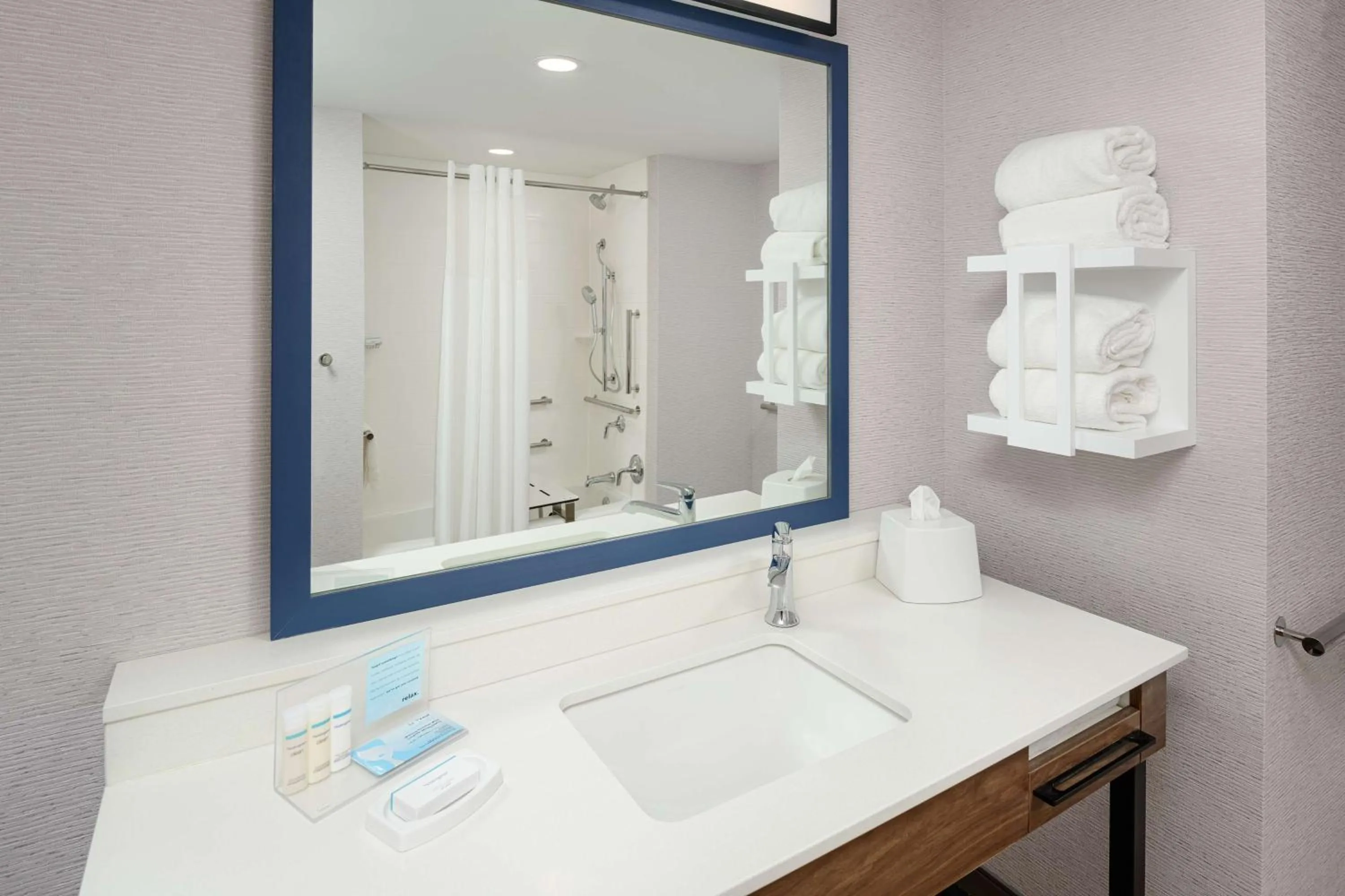 Bathroom in Hampton Inn Blue Ridge, GA