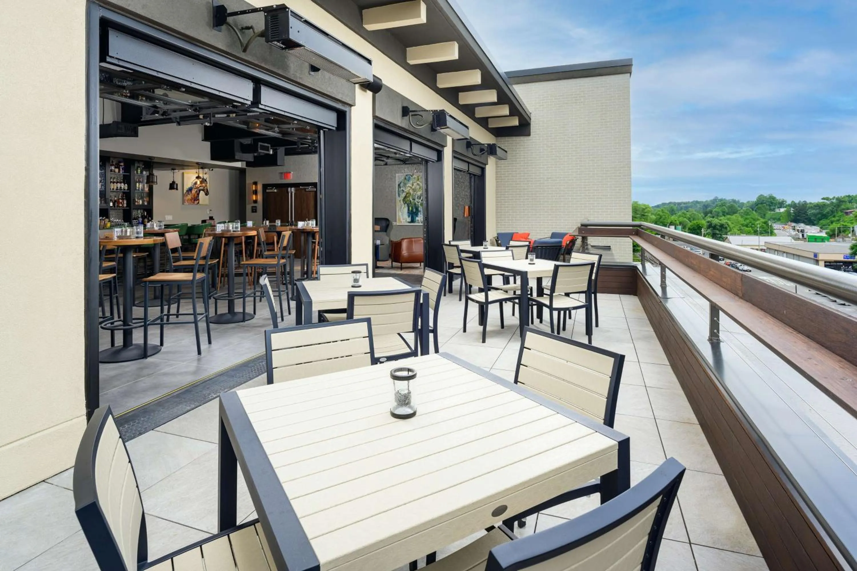 Patio in Hampton Inn Blue Ridge, GA