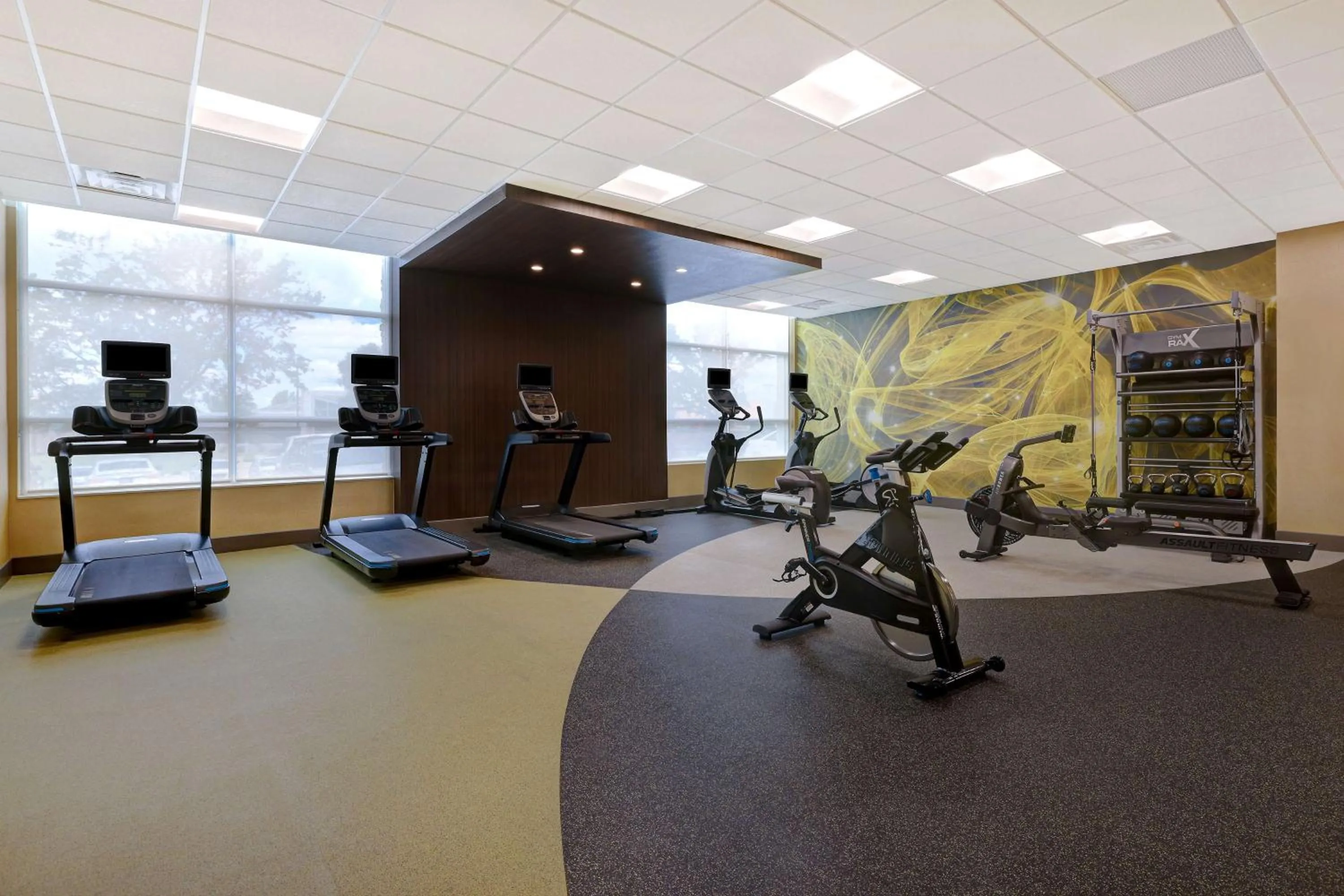 Fitness centre/facilities in Hilton Garden Inn Cedar Rapids