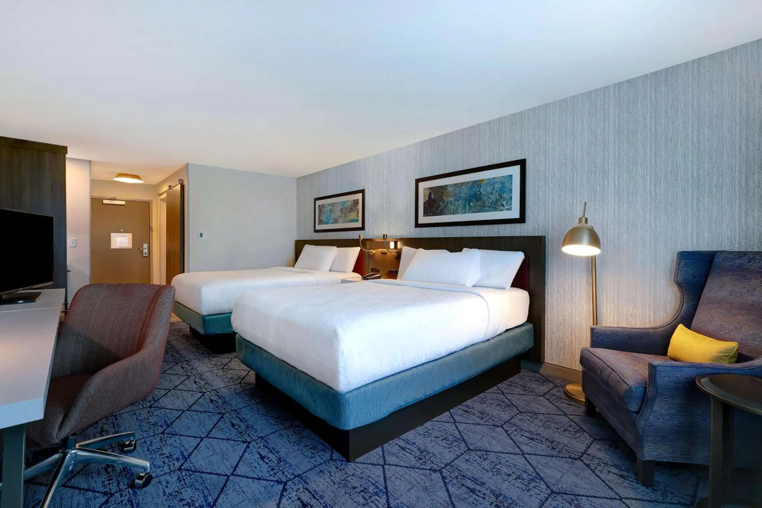 Bedroom, Bed in Hilton Garden Inn Cedar Rapids Bedroom, Bed in Hilton Garden Inn Cedar Rapids