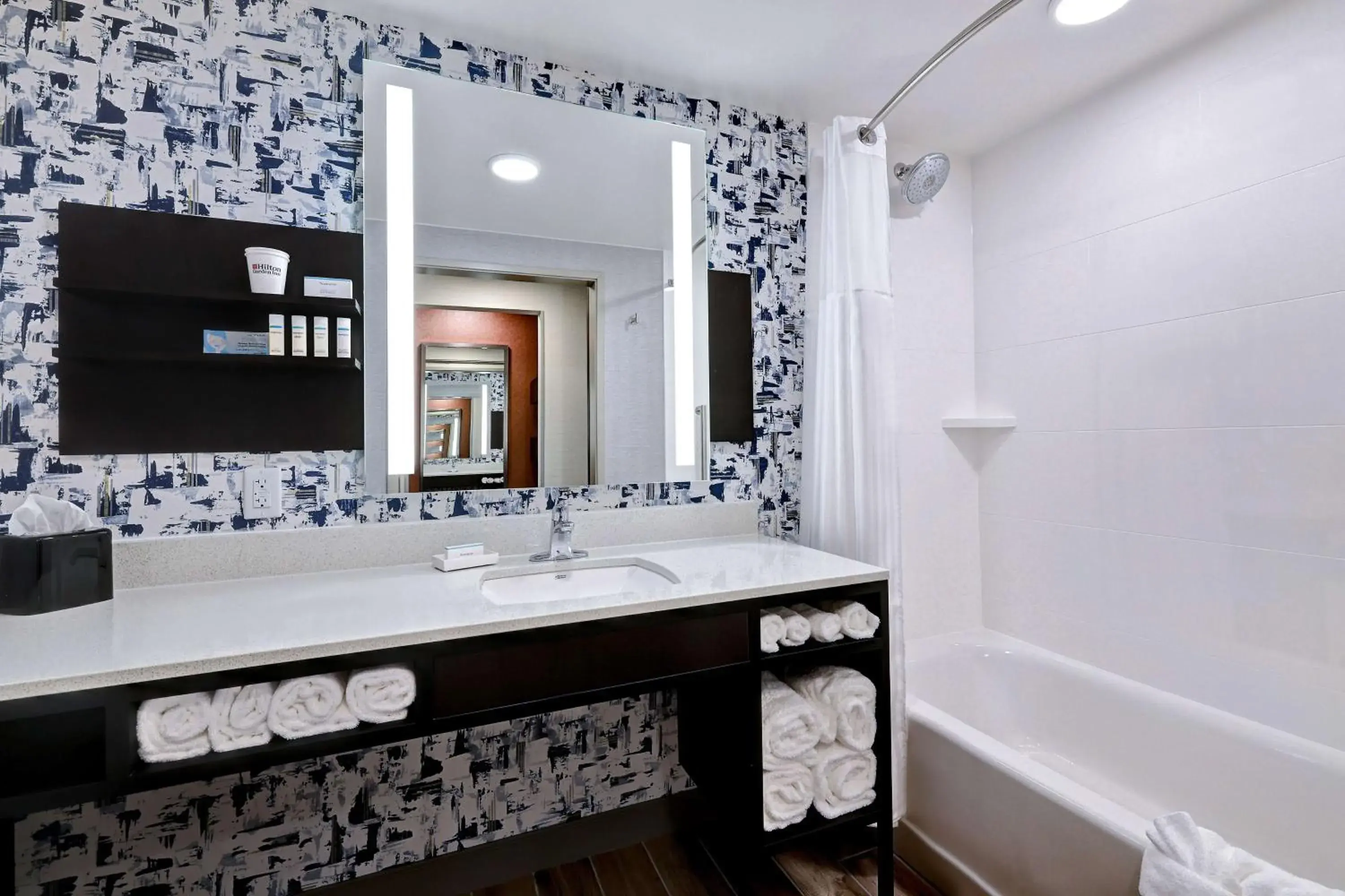 Bathroom in Hilton Garden Inn Cedar Rapids Bathroom in Hilton Garden Inn Cedar Rapids