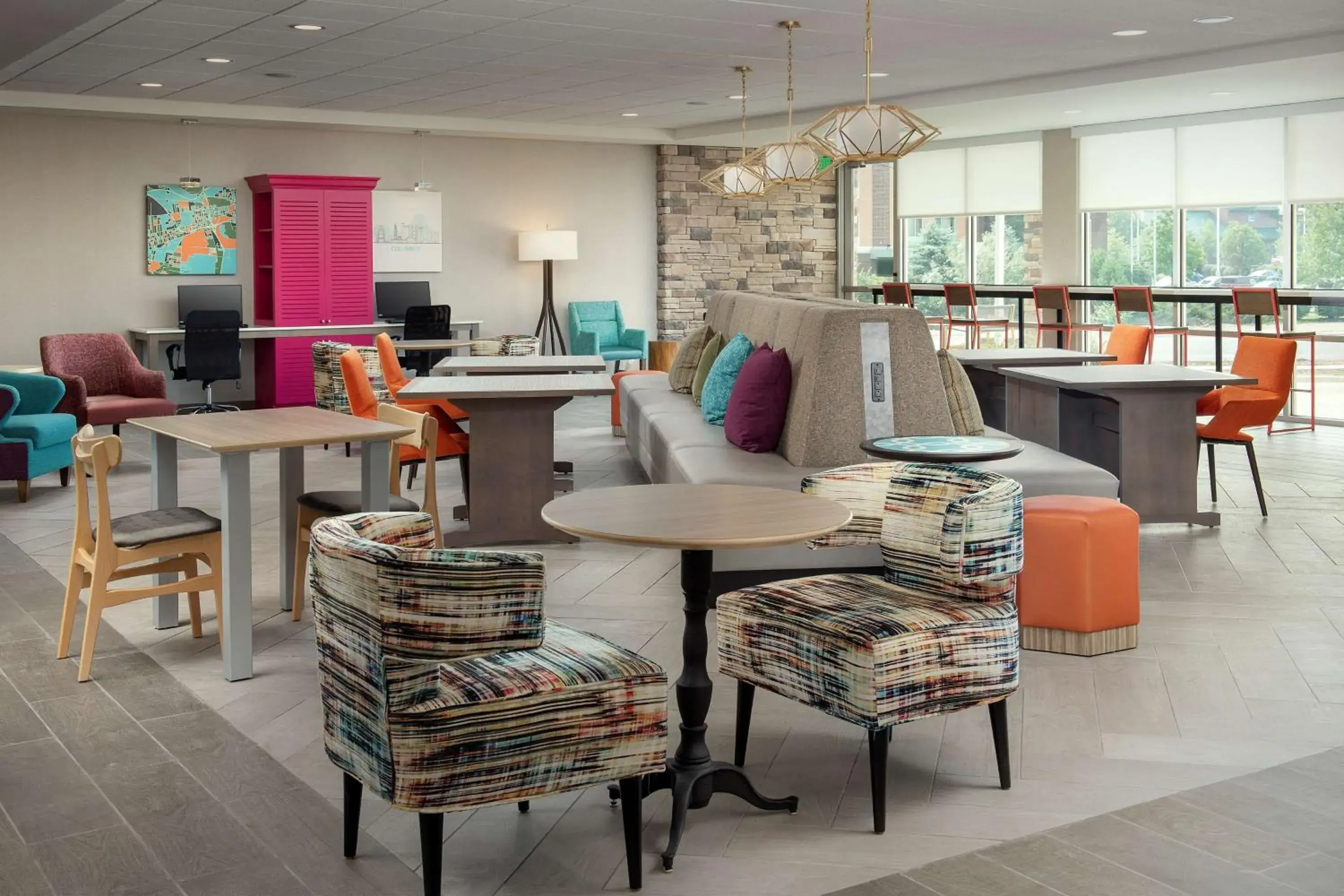Lobby or reception in Home2 Suites By Hilton Columbus Polaris Lobby or reception in Home2 Suites By Hilton Columbus Polaris