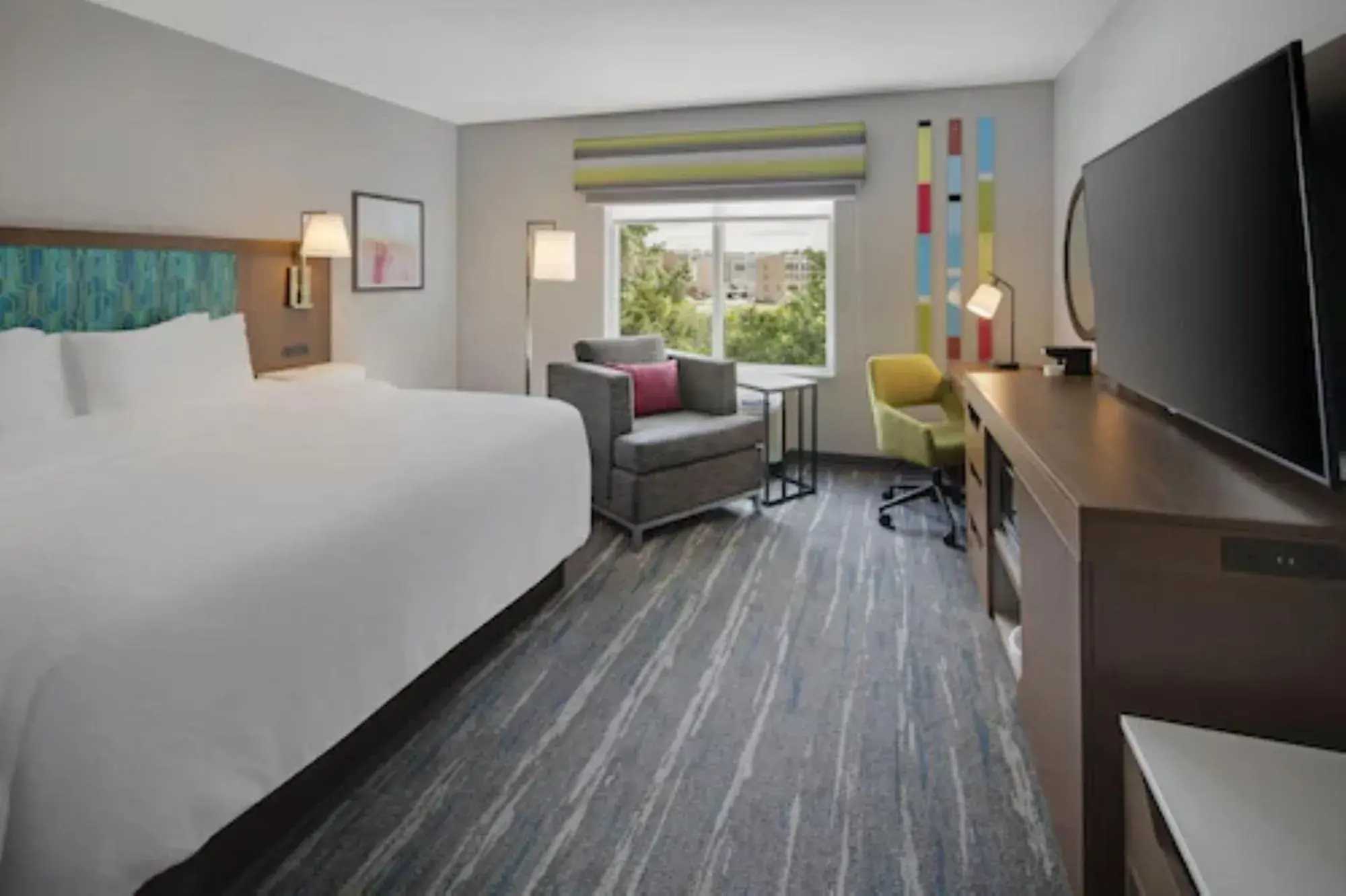 Bed in Hampton Inn & Suites Richmond Short Pump, Va Bed in Hampton Inn & Suites Richmond Short Pump, Va