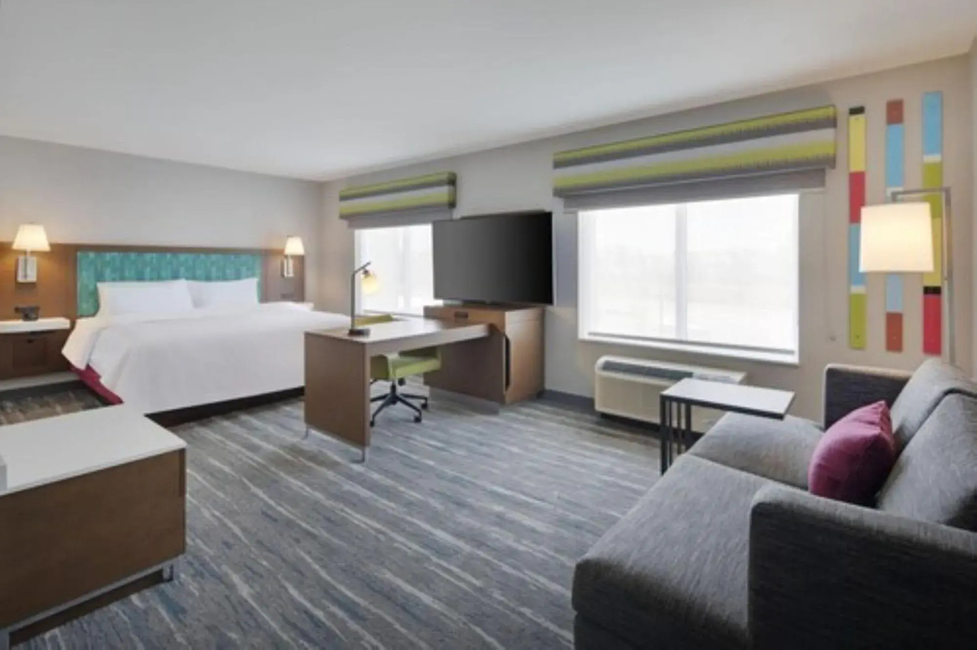 Bed in Hampton Inn & Suites Richmond Short Pump, Va Bed in Hampton Inn & Suites Richmond Short Pump, Va