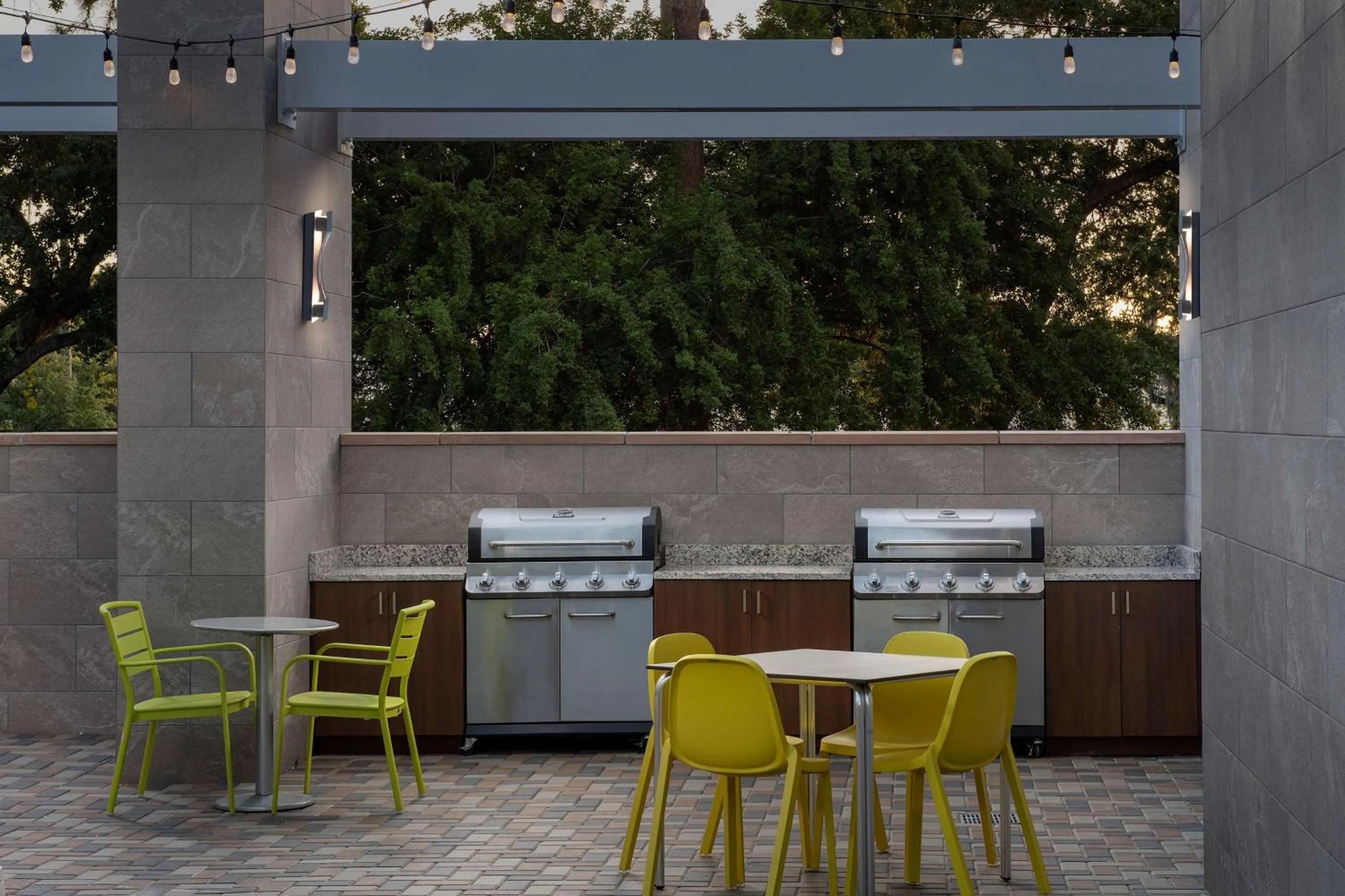 Patio in Home2 Suites By Hilton Tampa Westshore Airport, Fl