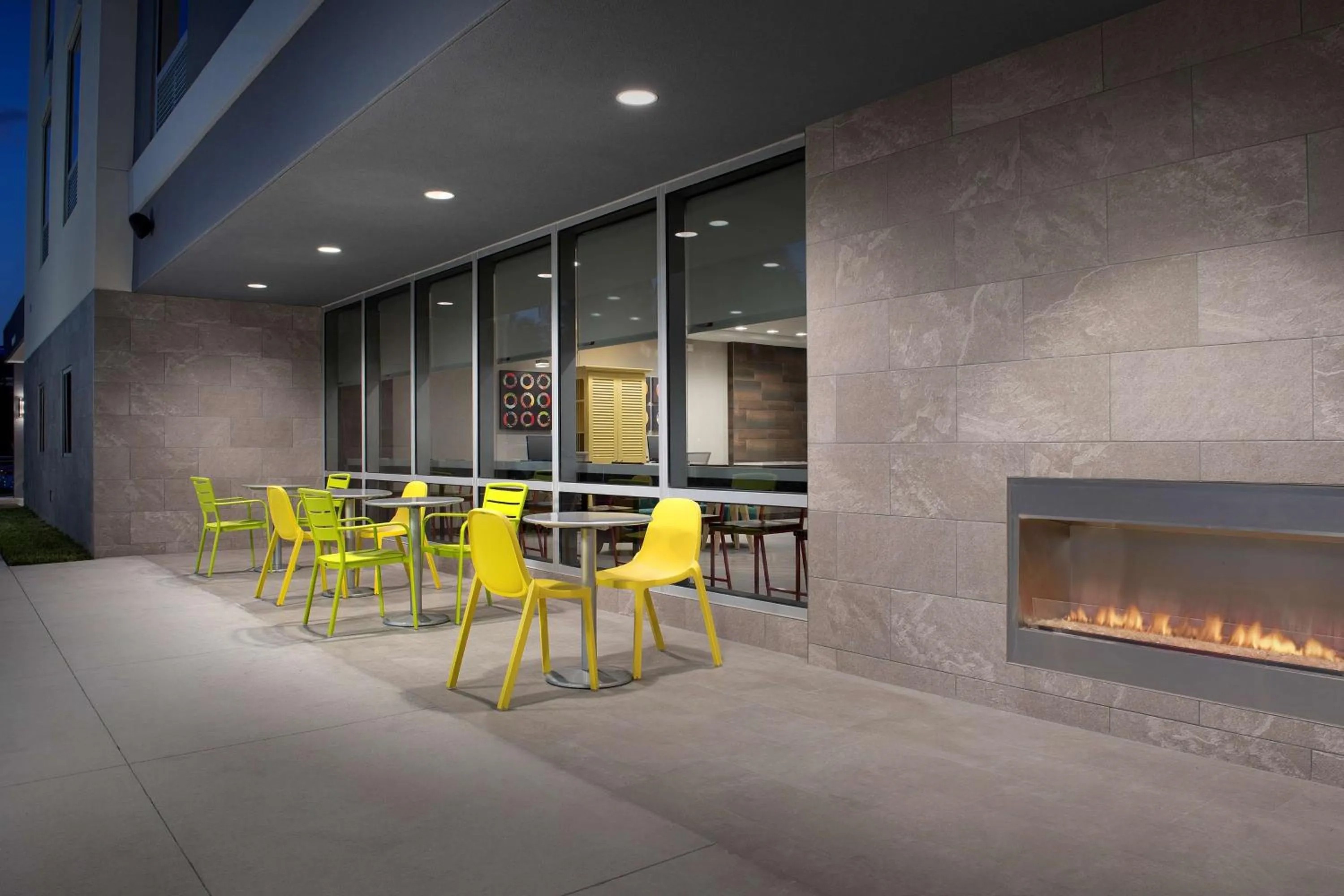 Patio in Home2 Suites By Hilton Tampa Westshore Airport, Fl