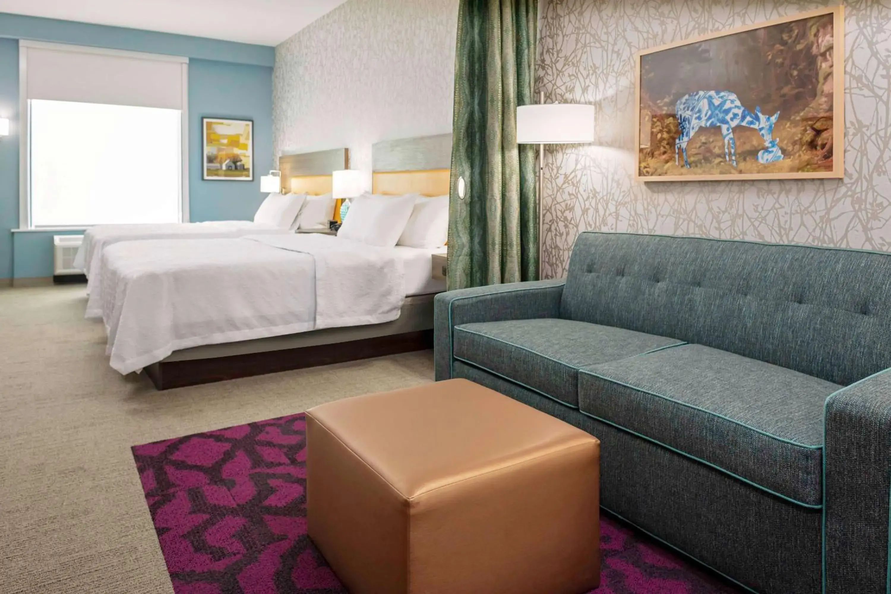 Living room, Bed in Home2 Suites By Hilton Vidalia, Ga Living room, Bed in Home2 Suites By Hilton Vidalia, Ga
