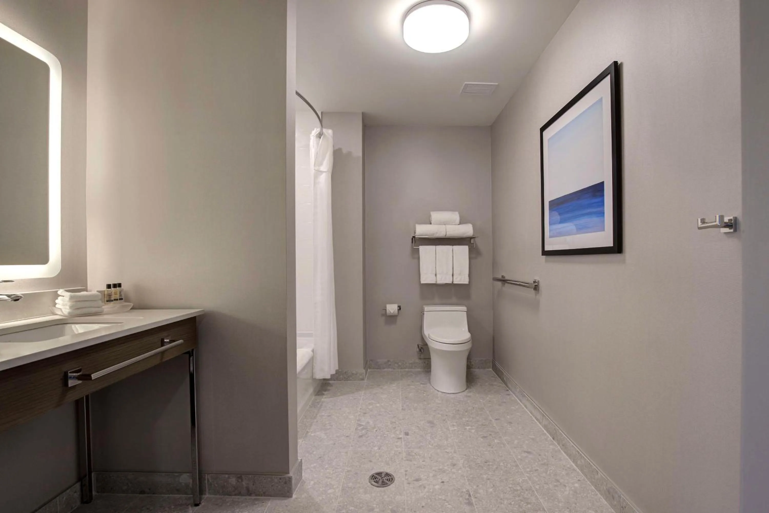 Bathroom in Hampton Inn Montreal Downtown, Qc