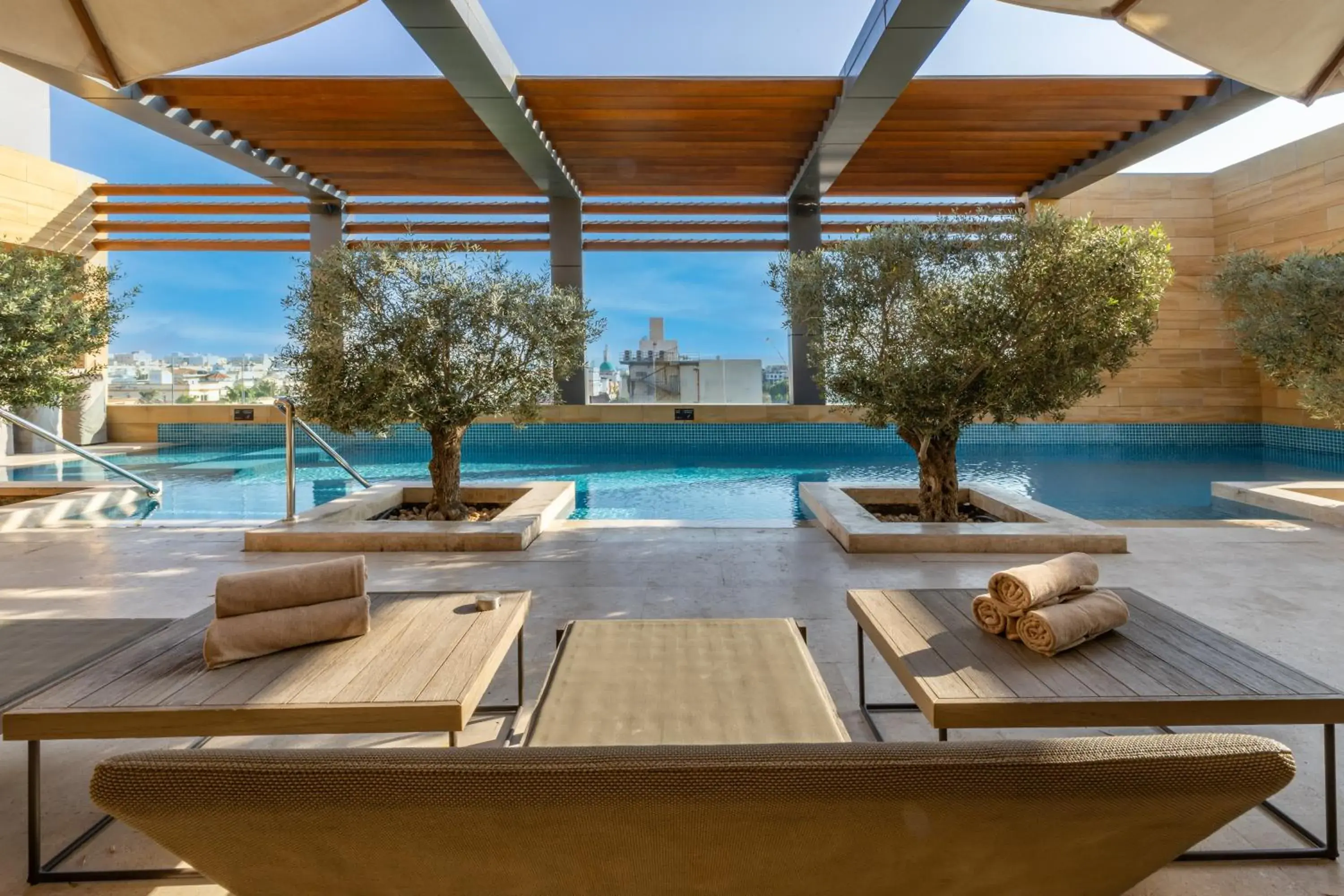 Swimming pool in SHIRVAN Hotel City Yard Jeddah Swimming pool in SHIRVAN Hotel City Yard Jeddah