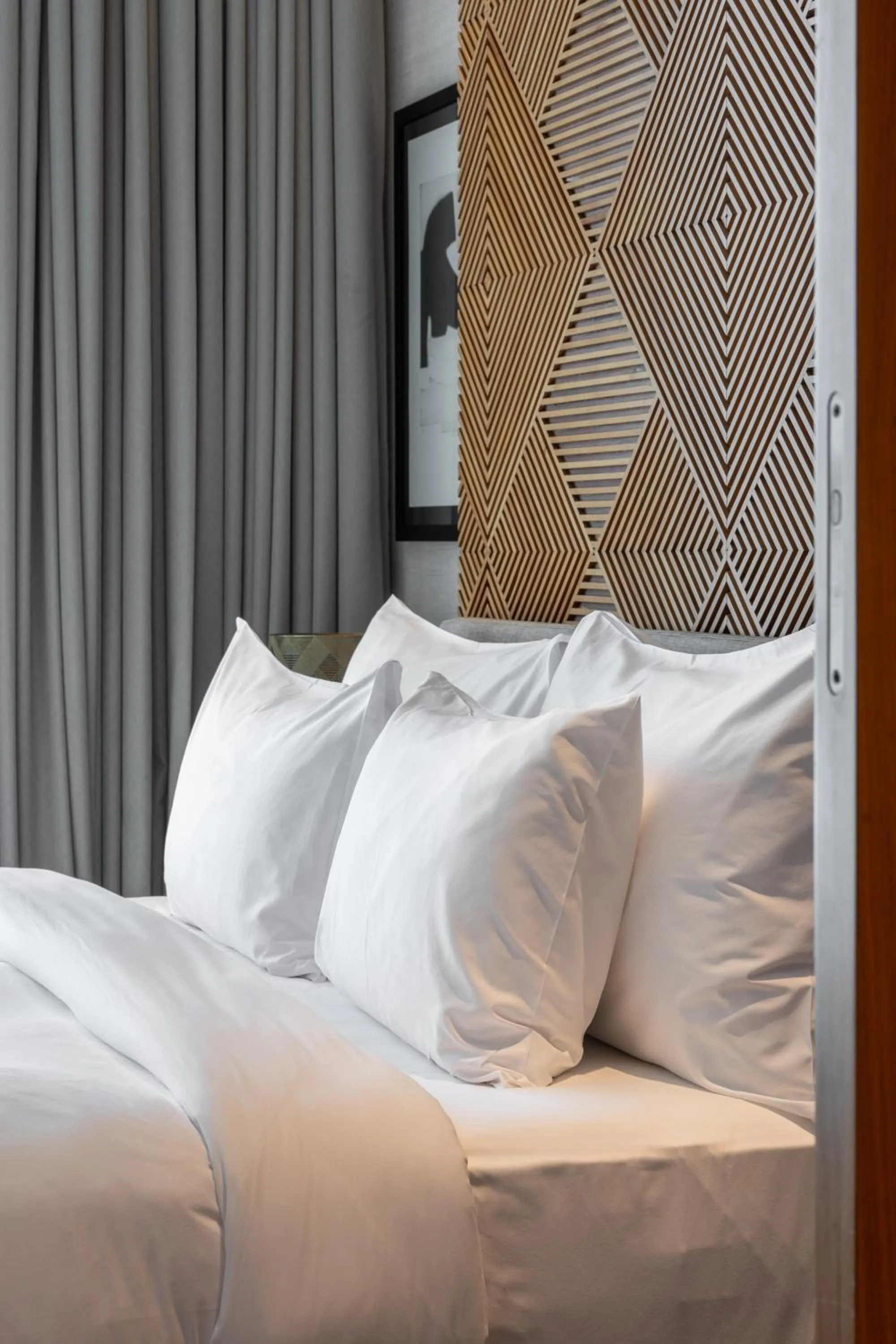 Bed in SHIRVAN Hotel City Yard Jeddah