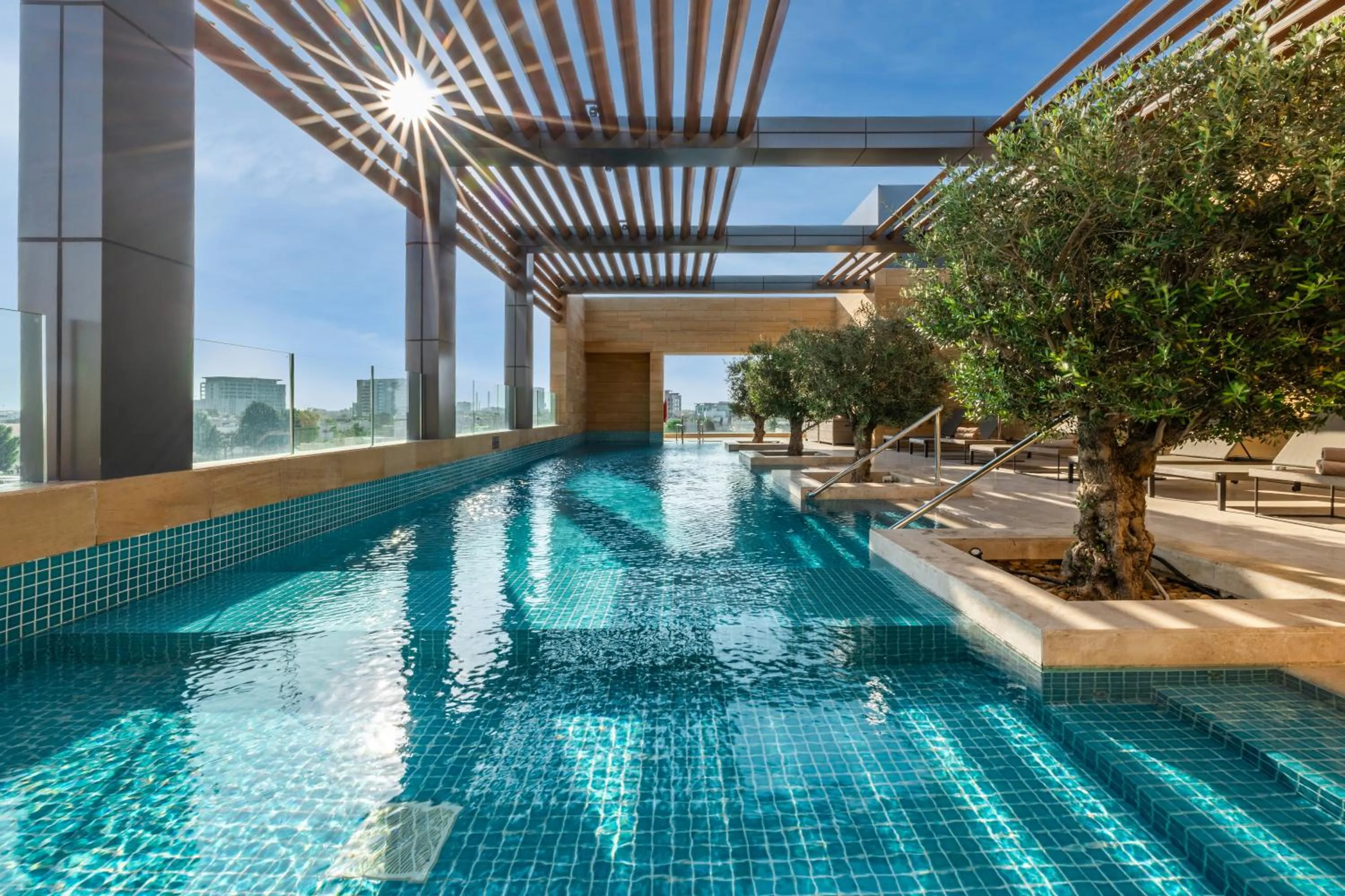 Swimming pool in SHIRVAN Hotel City Yard Jeddah