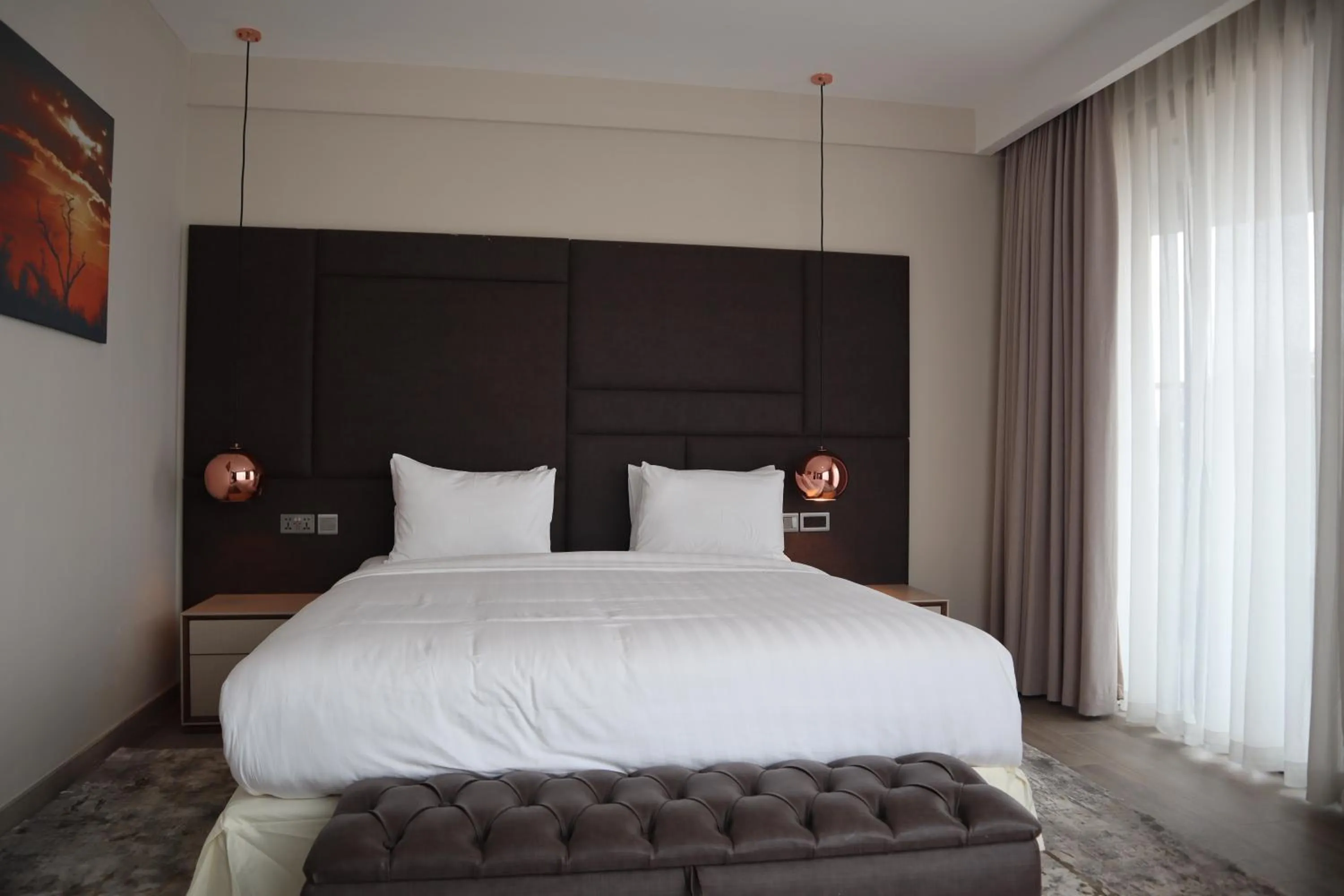 Bed in The Curve by the Park Apartments