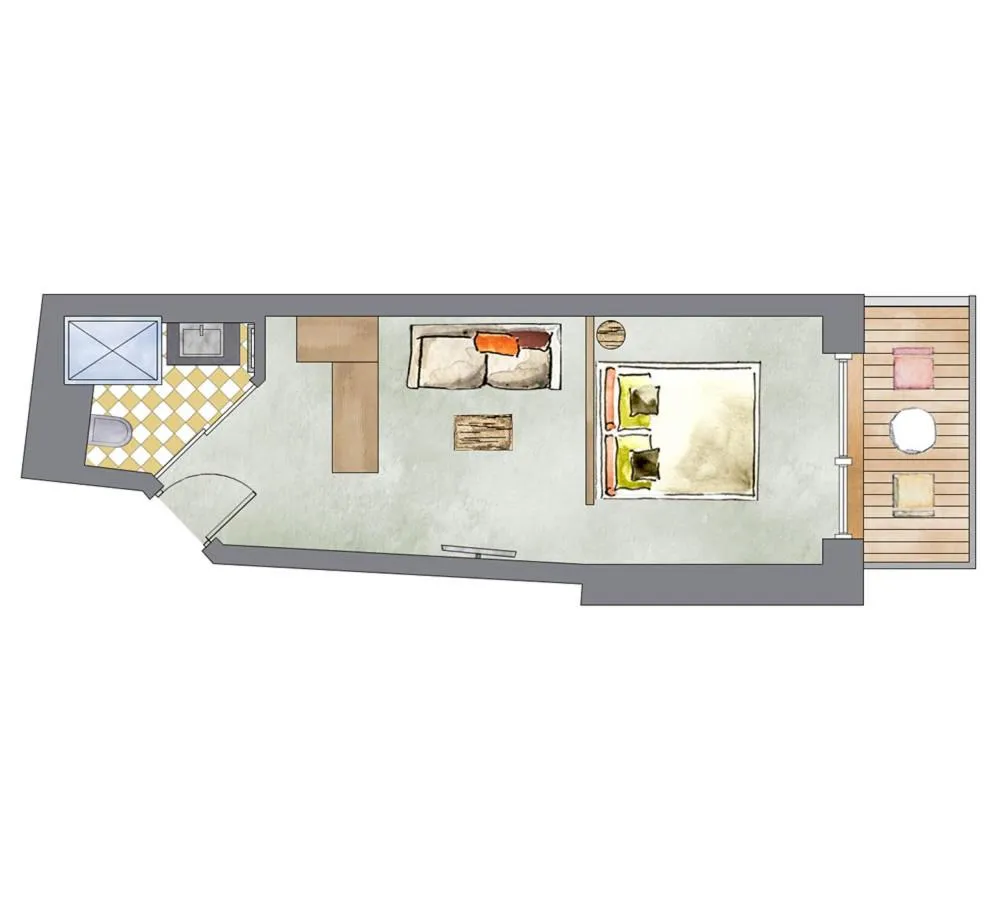 Photo of the whole room, Bed in Hotel Kristall