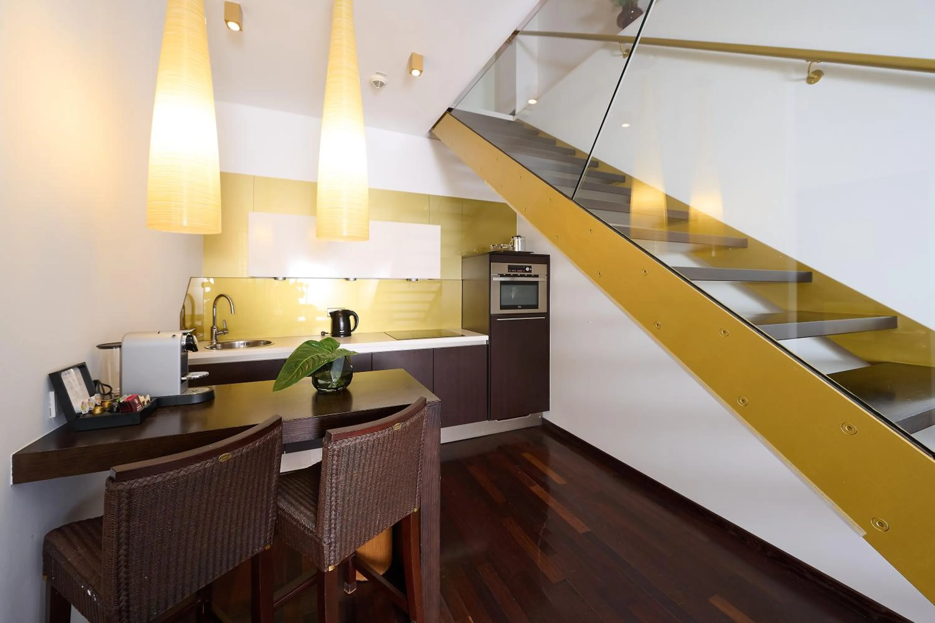 Kitchen or kitchenette in MyPlace Premium Apartments