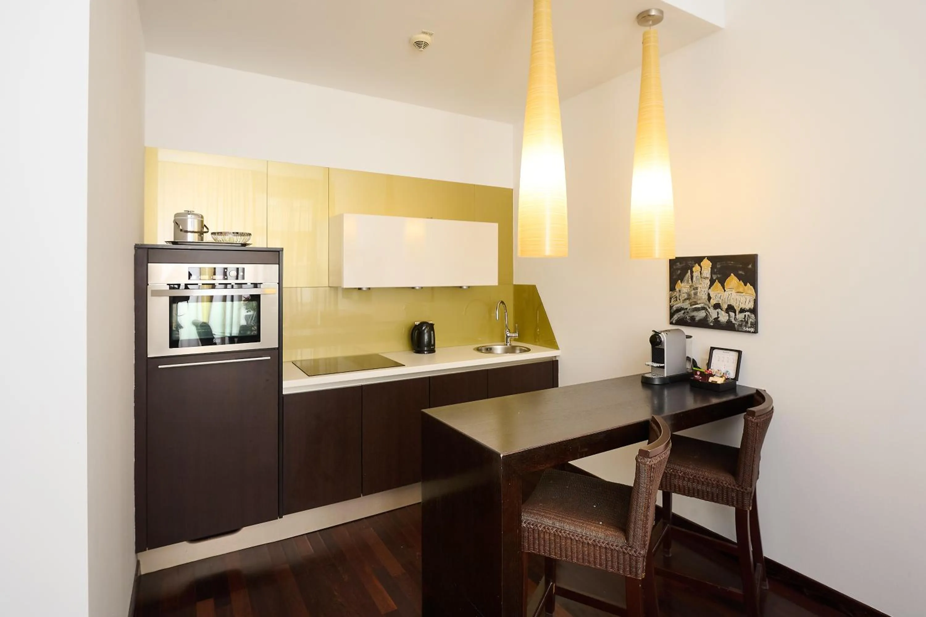 Kitchen or kitchenette in MyPlace Premium Apartments