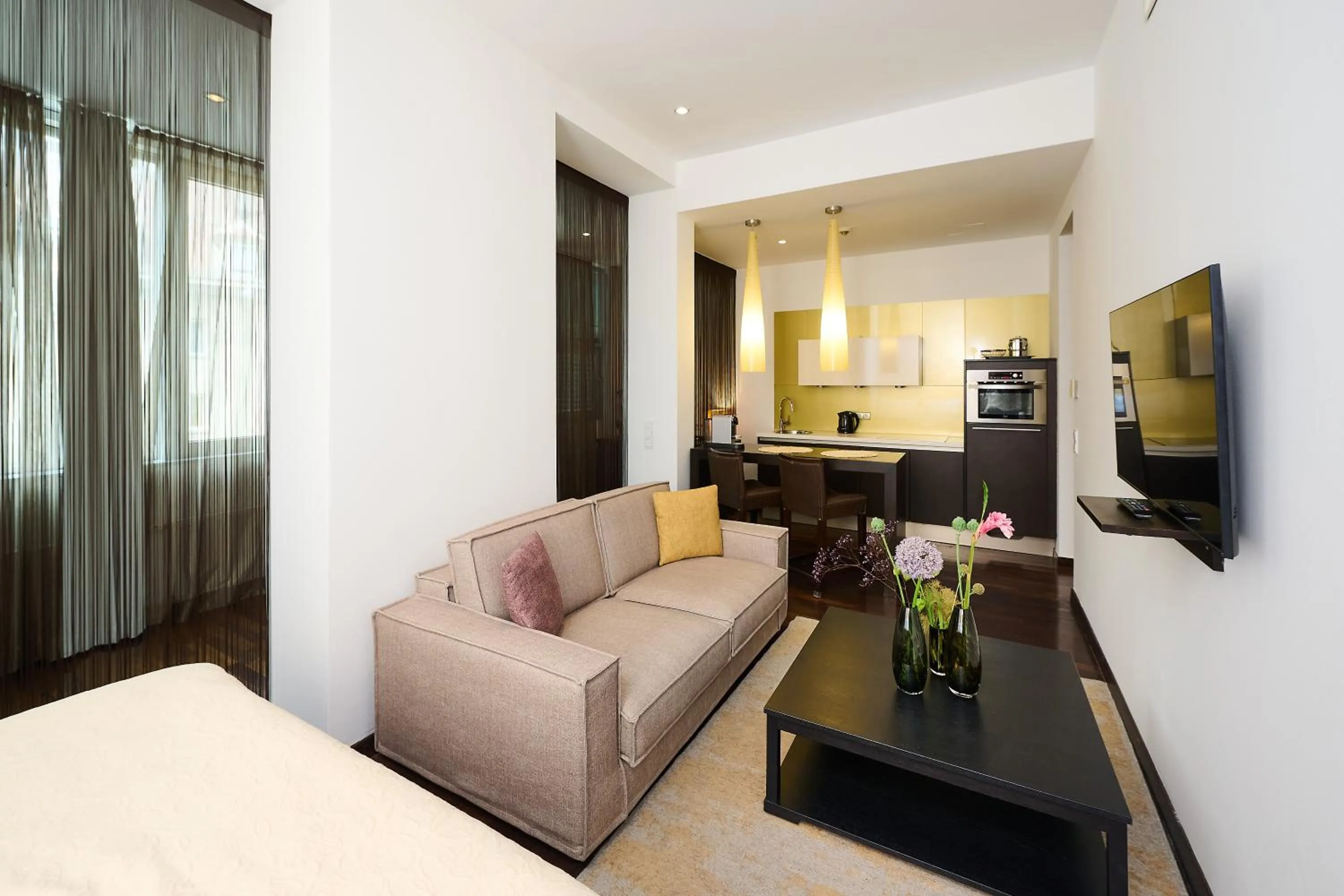 Seating area in MyPlace Premium Apartments