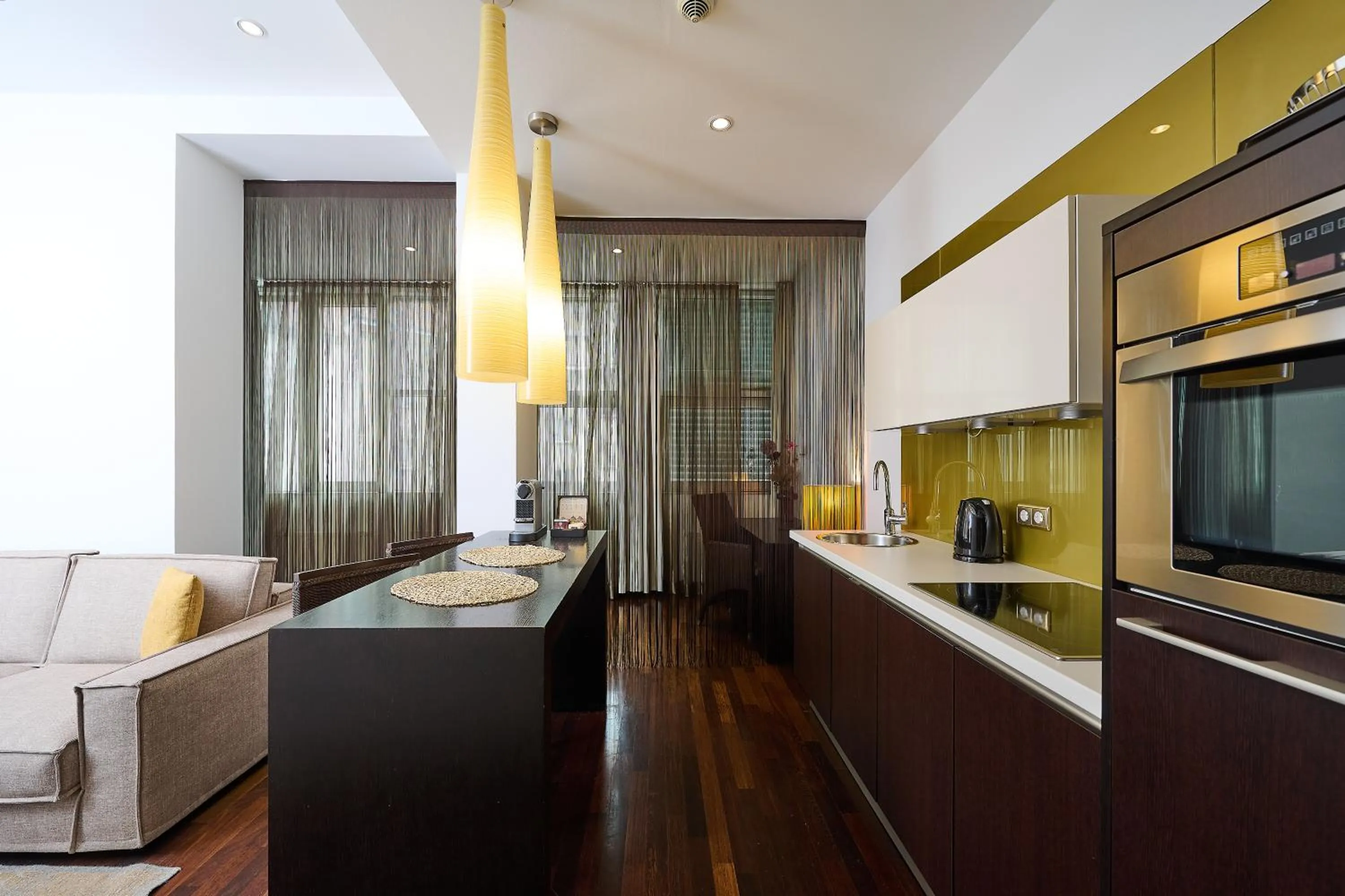 Kitchen or kitchenette in MyPlace Premium Apartments