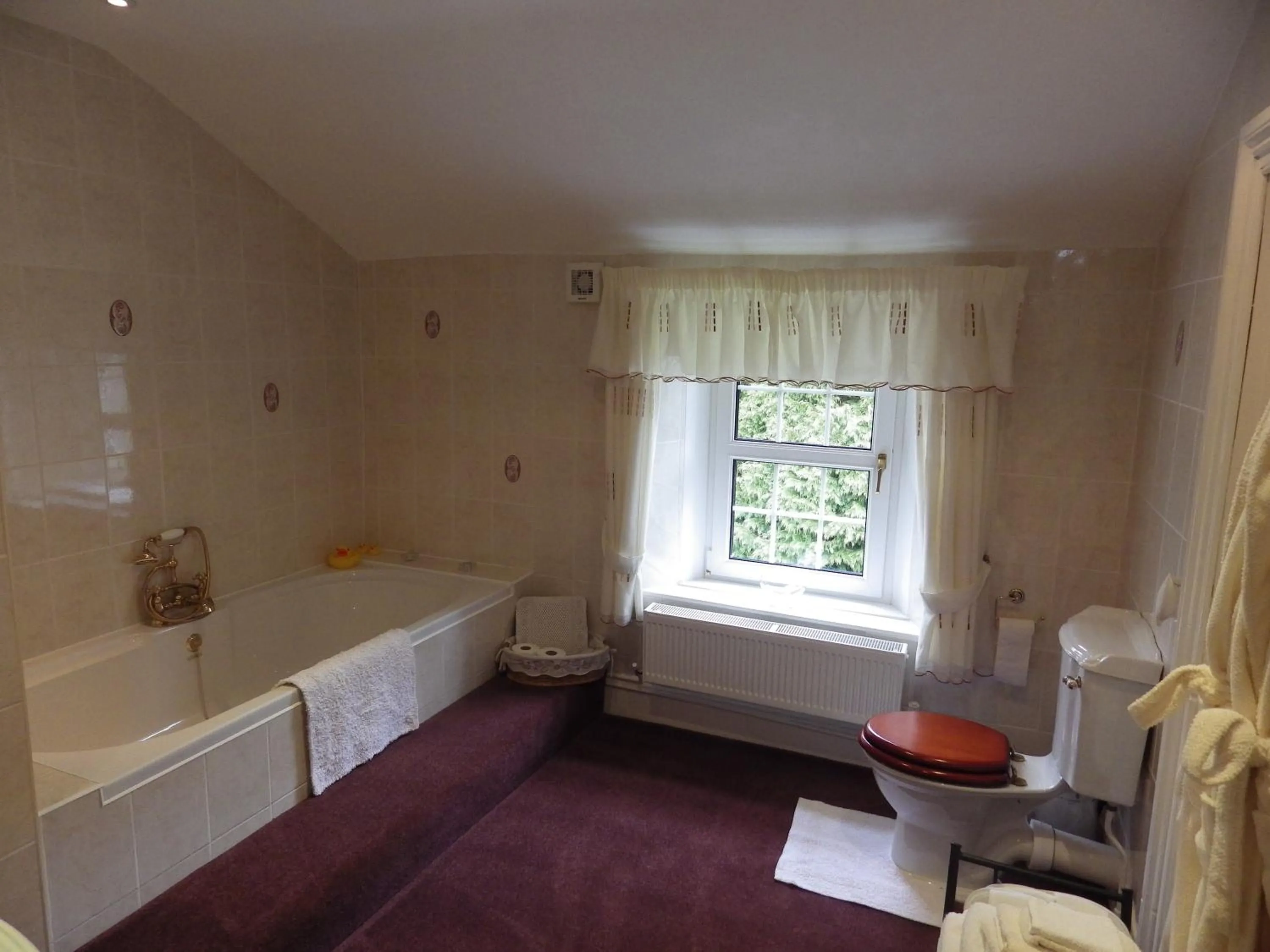 Text overlay, Bed in Sorbietrees B&B