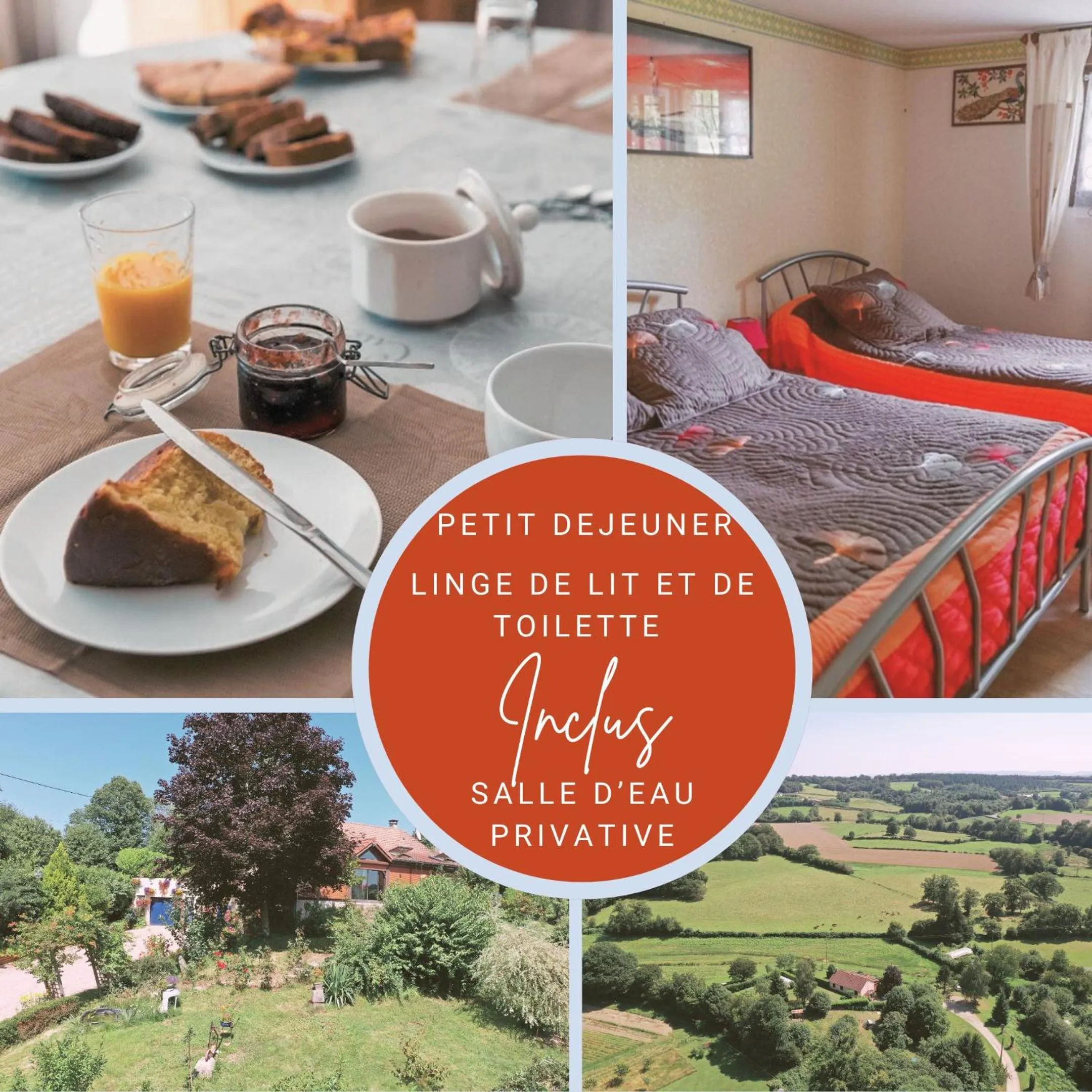 Chambres et table d'hôtes Floromel La Souterraine en rez de chaussee