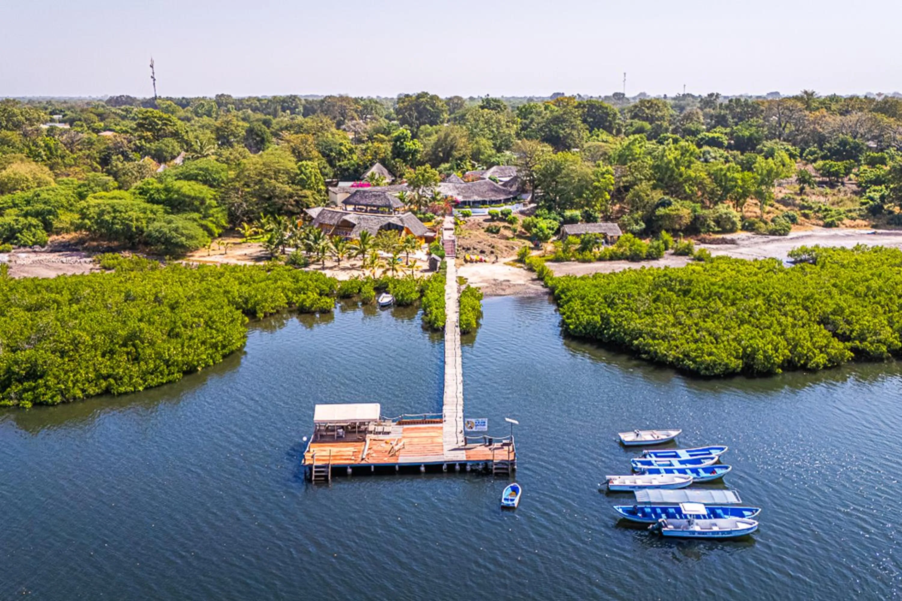 Natural landscape in Keur Saloum Resort