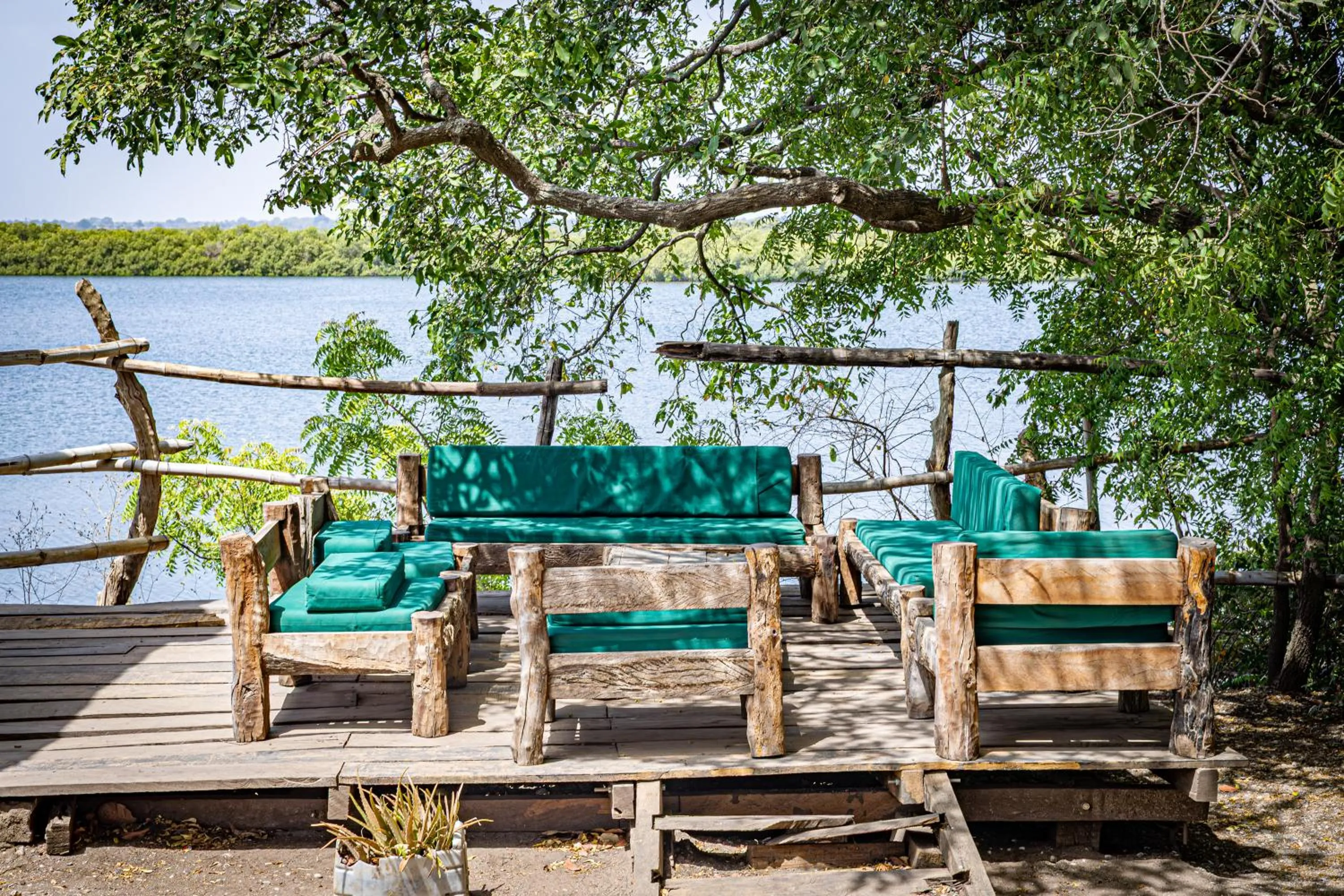 Seating area in Keur Saloum Resort