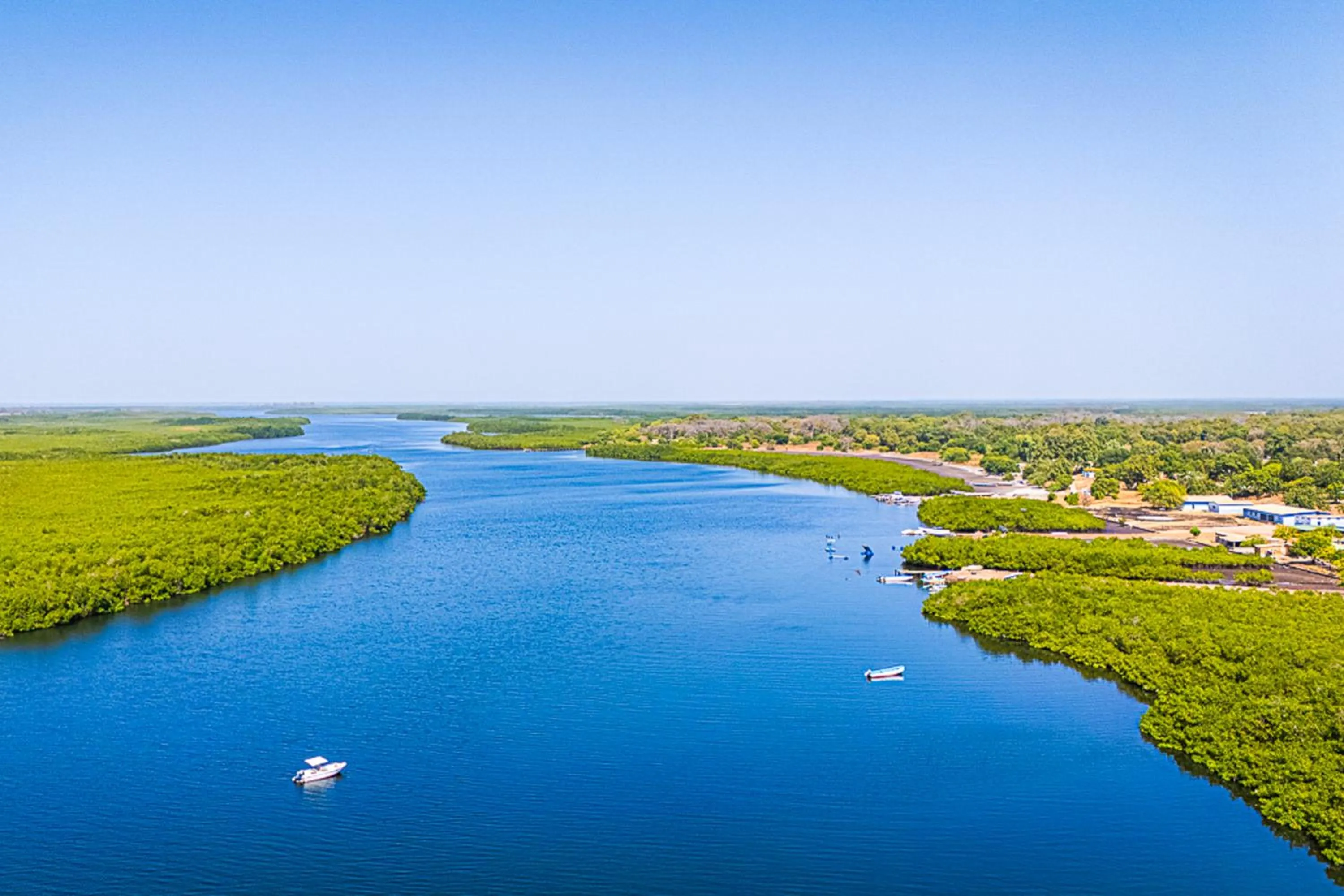 River view in Keur Saloum Resort