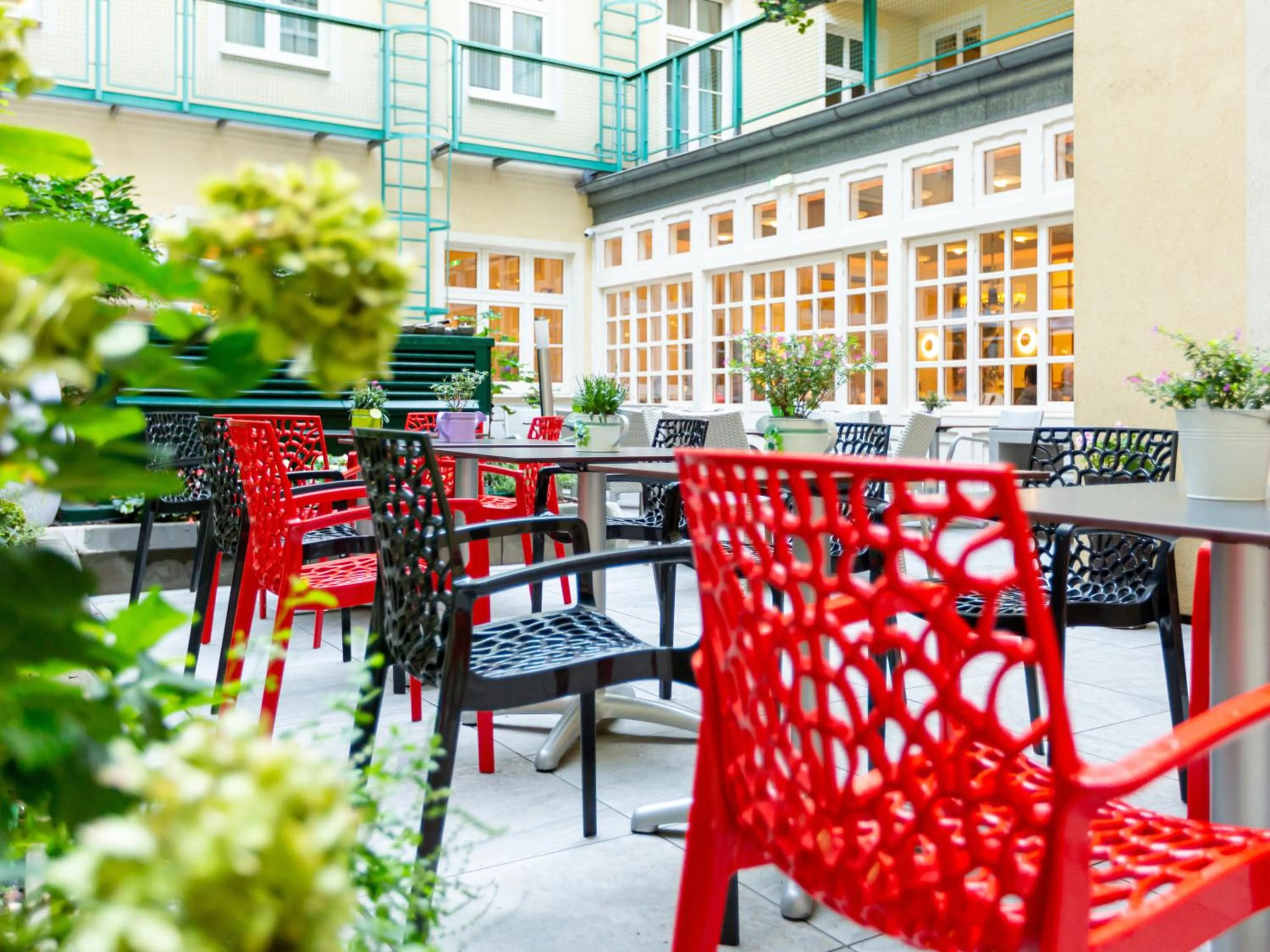 Patio in Hotel Josefshof am Rathaus