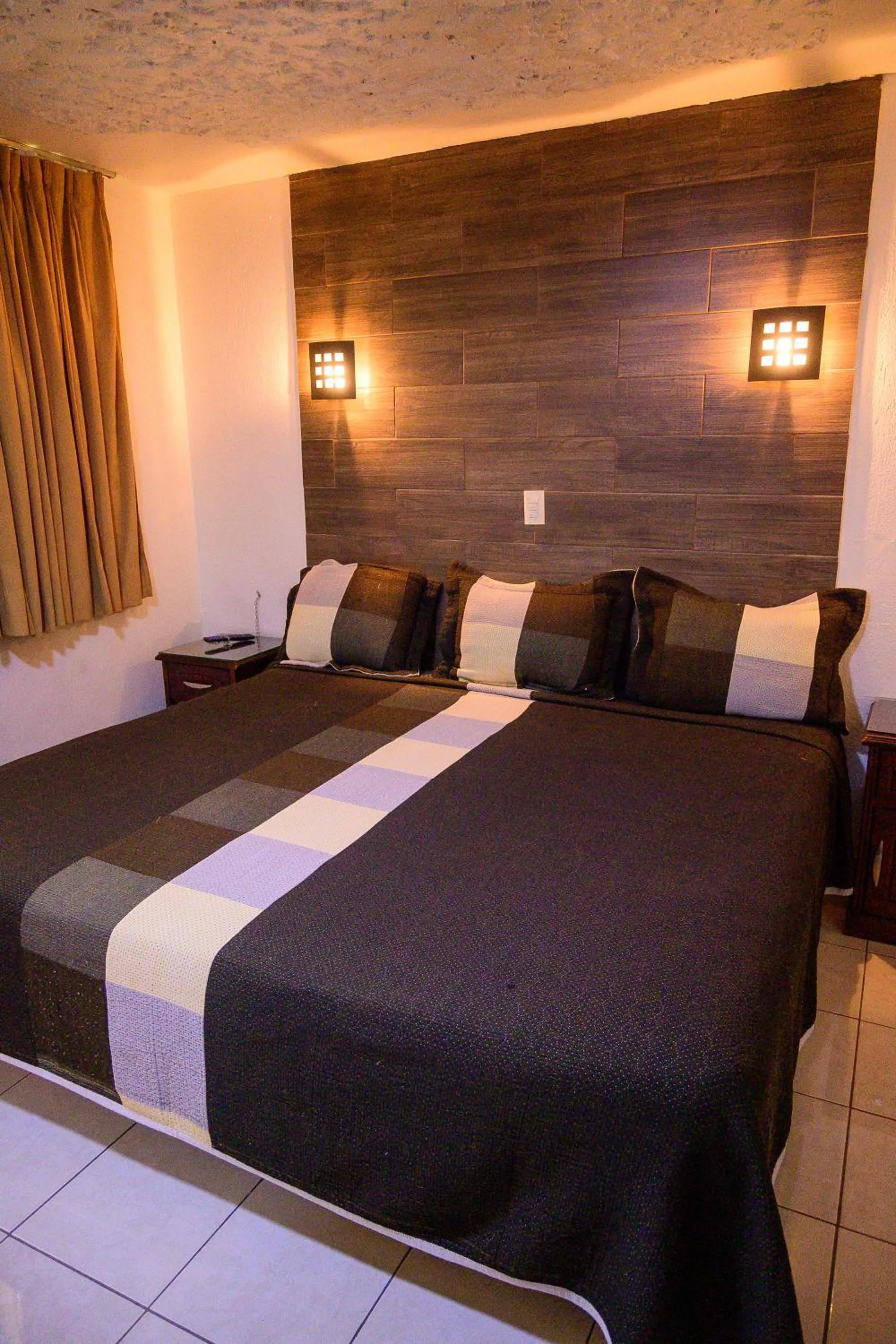 Bed in Hotel Acuario En Ocotlán