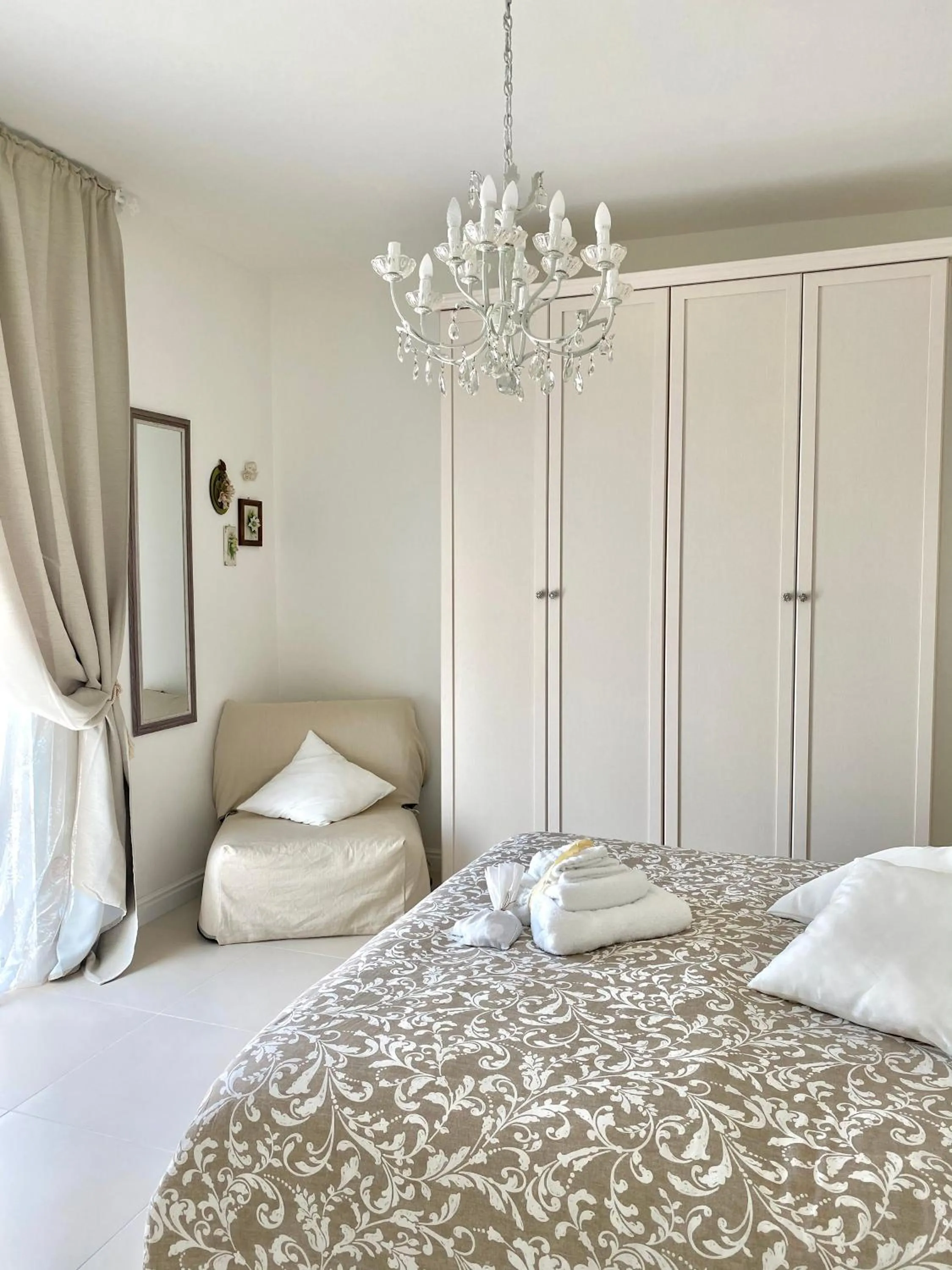 Bed in I Maestri B&B