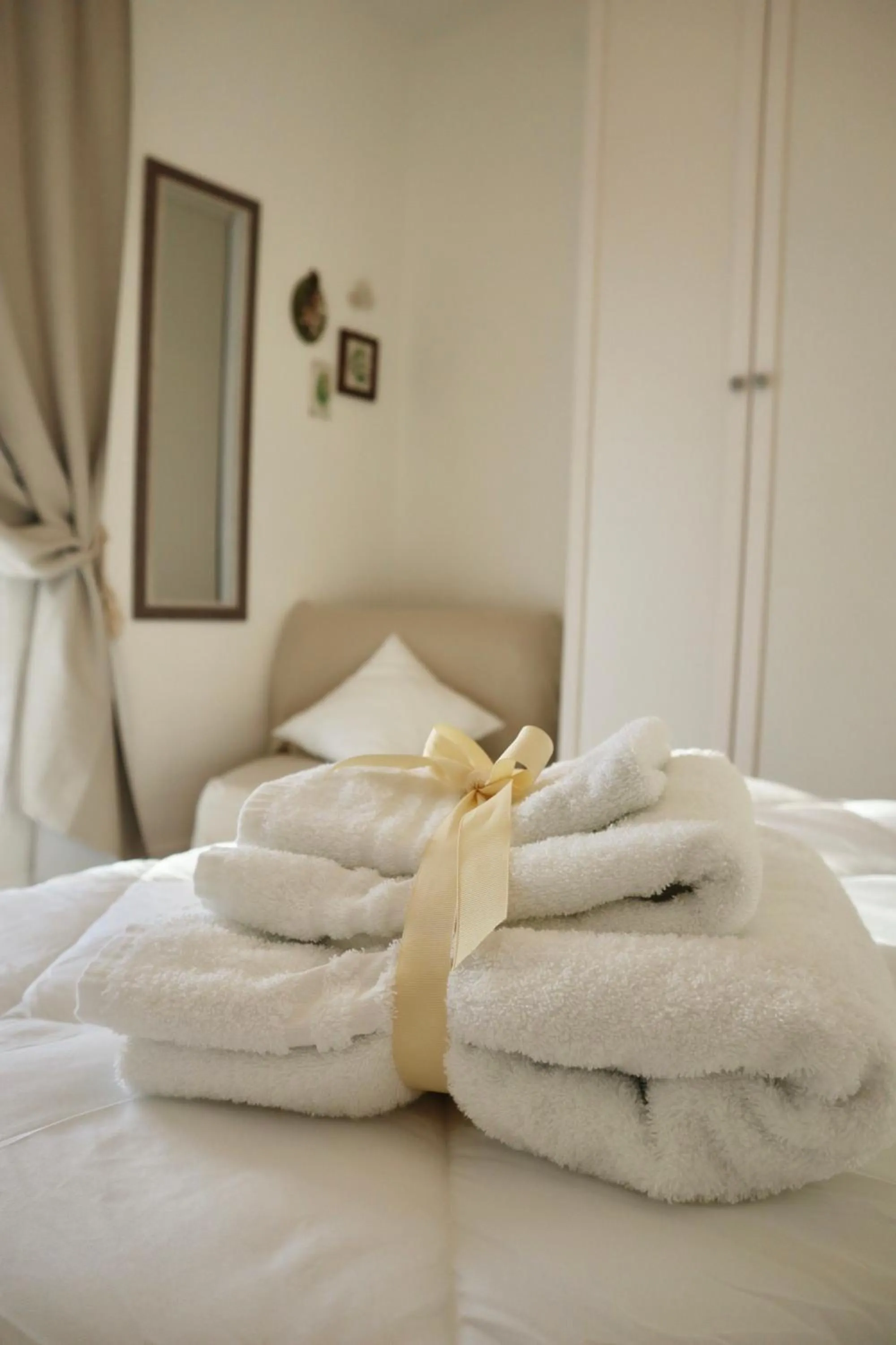 Bed in I Maestri B&B