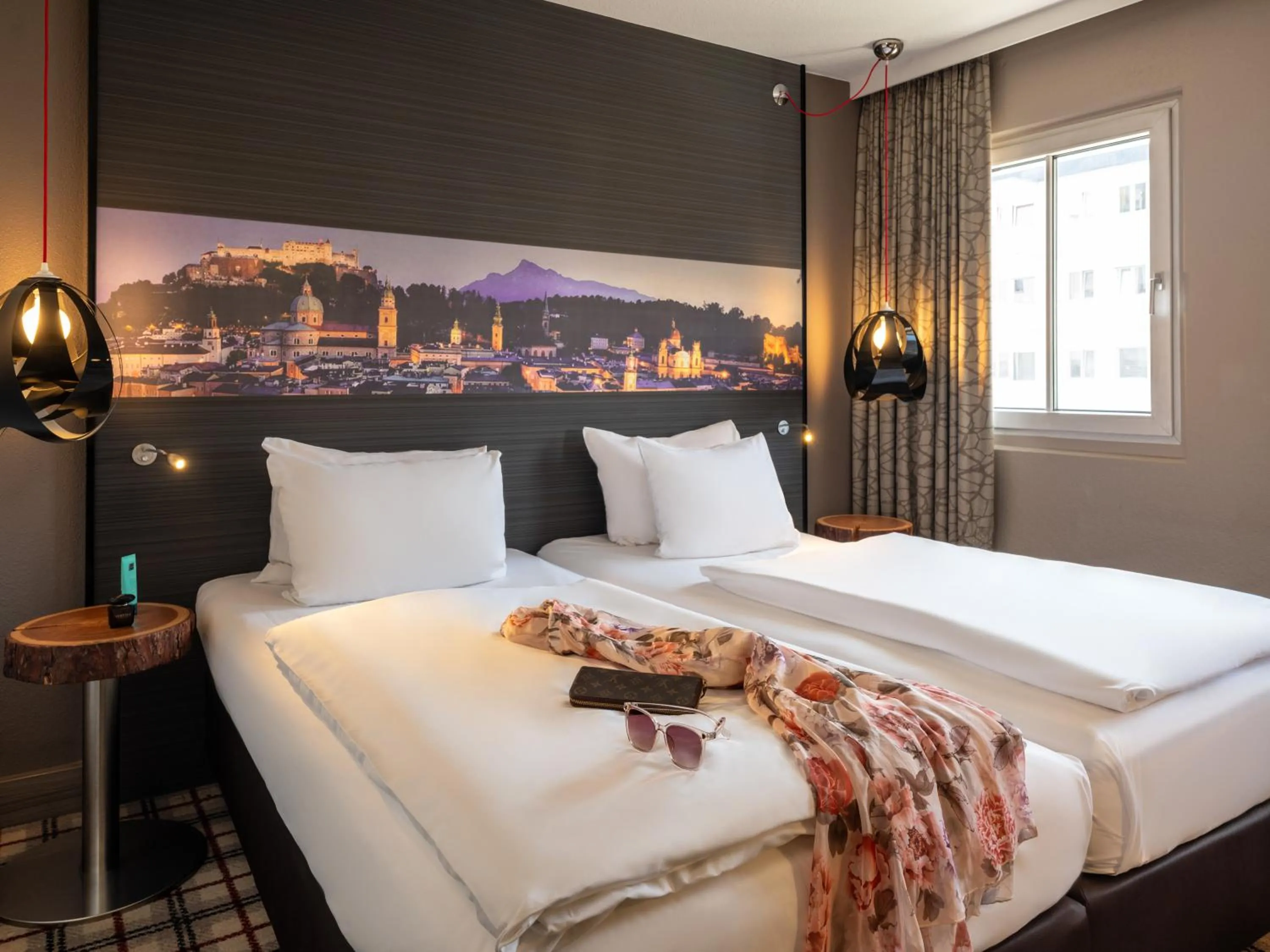 Bed in Mercure Salzburg City