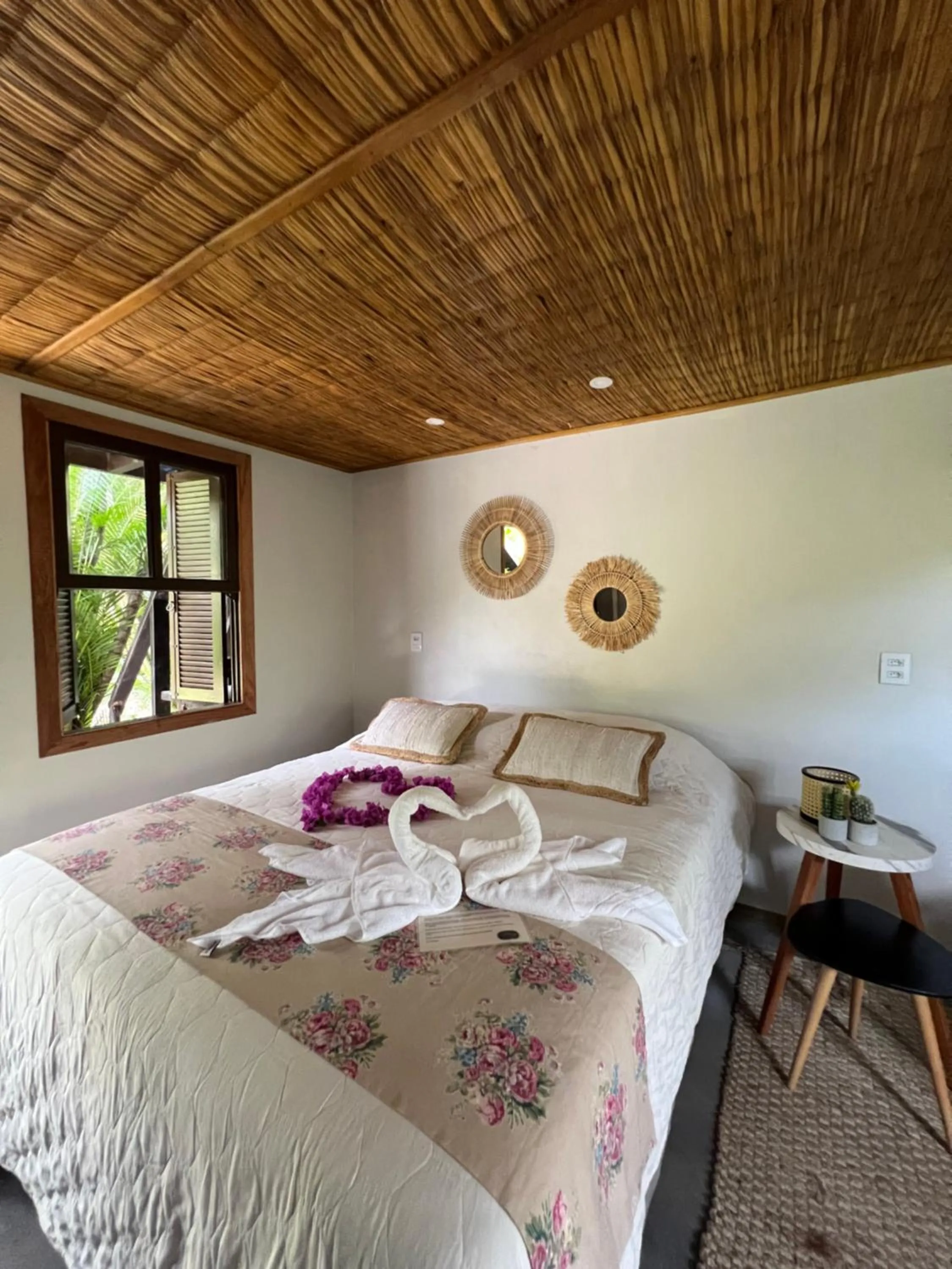 Bed in Pousada Vila Piola