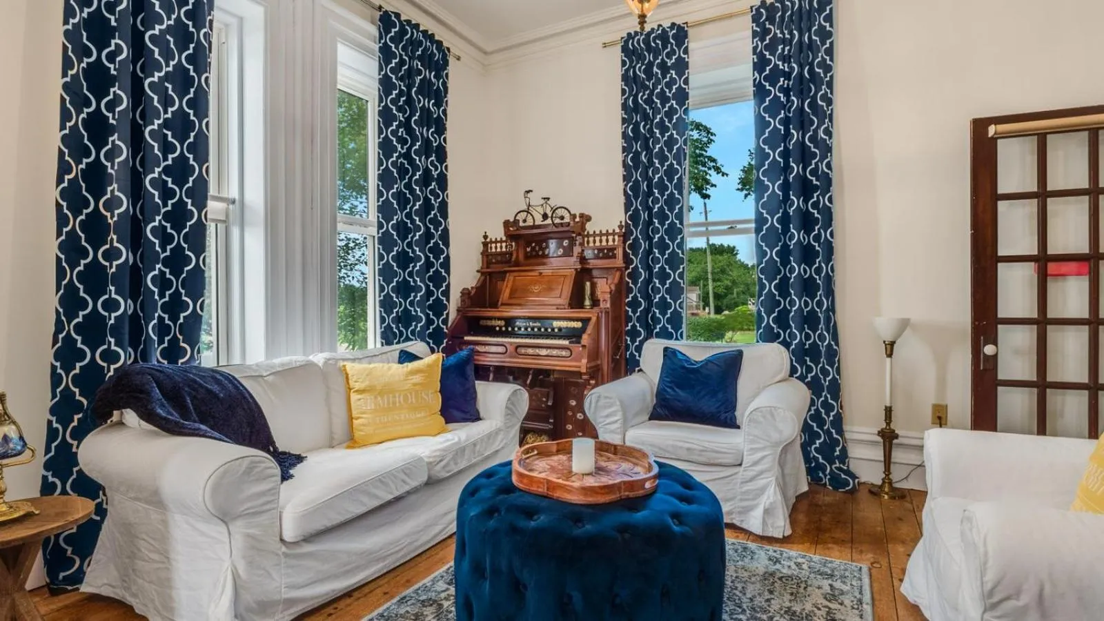 Seating area in The Woodbridge House