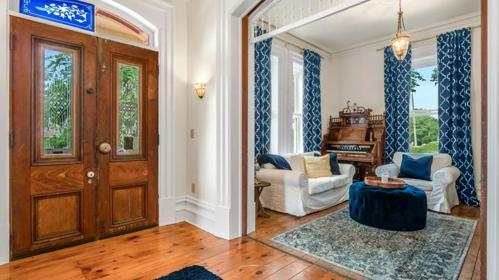Seating area in The Woodbridge House