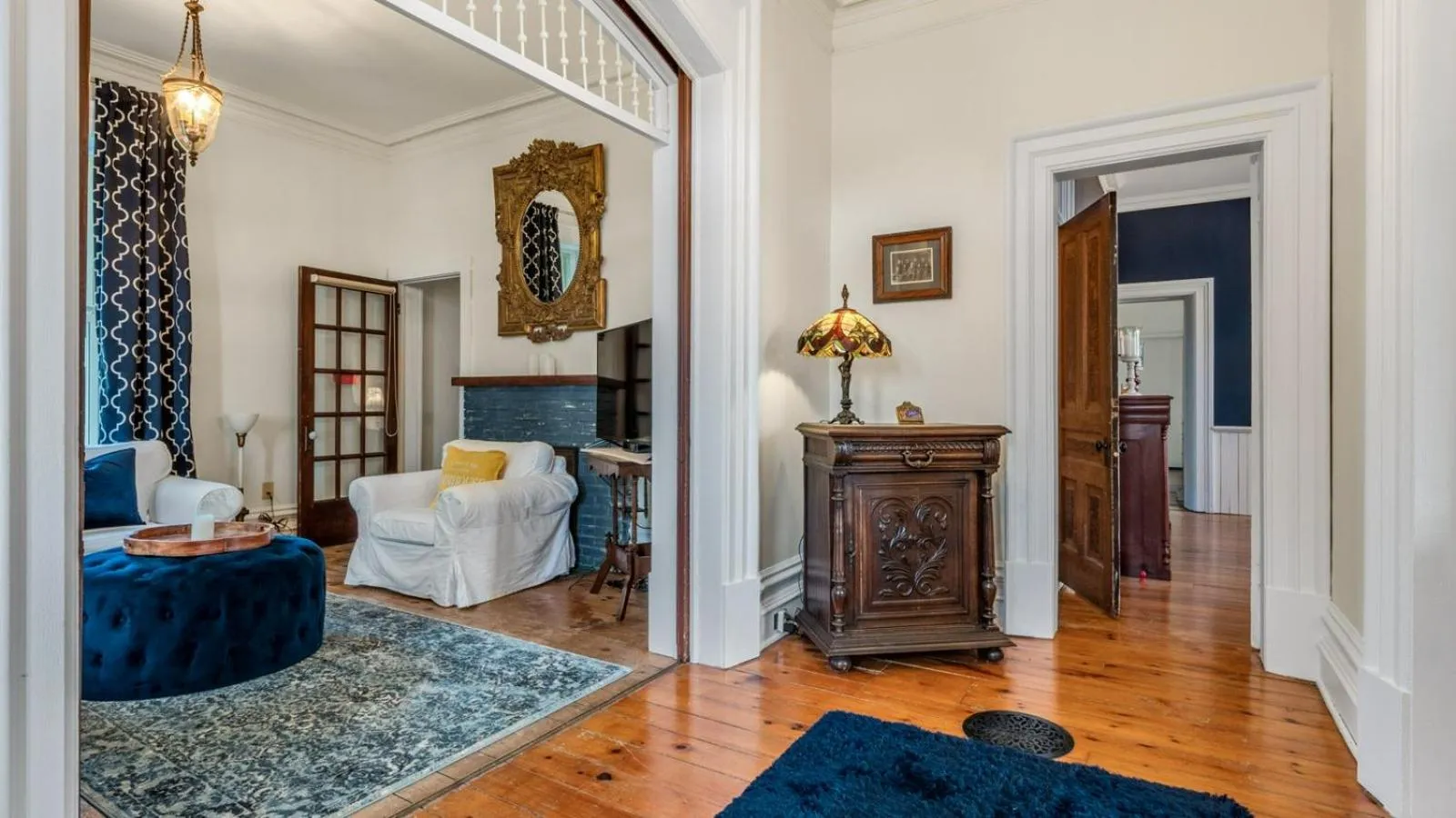Seating area in The Woodbridge House