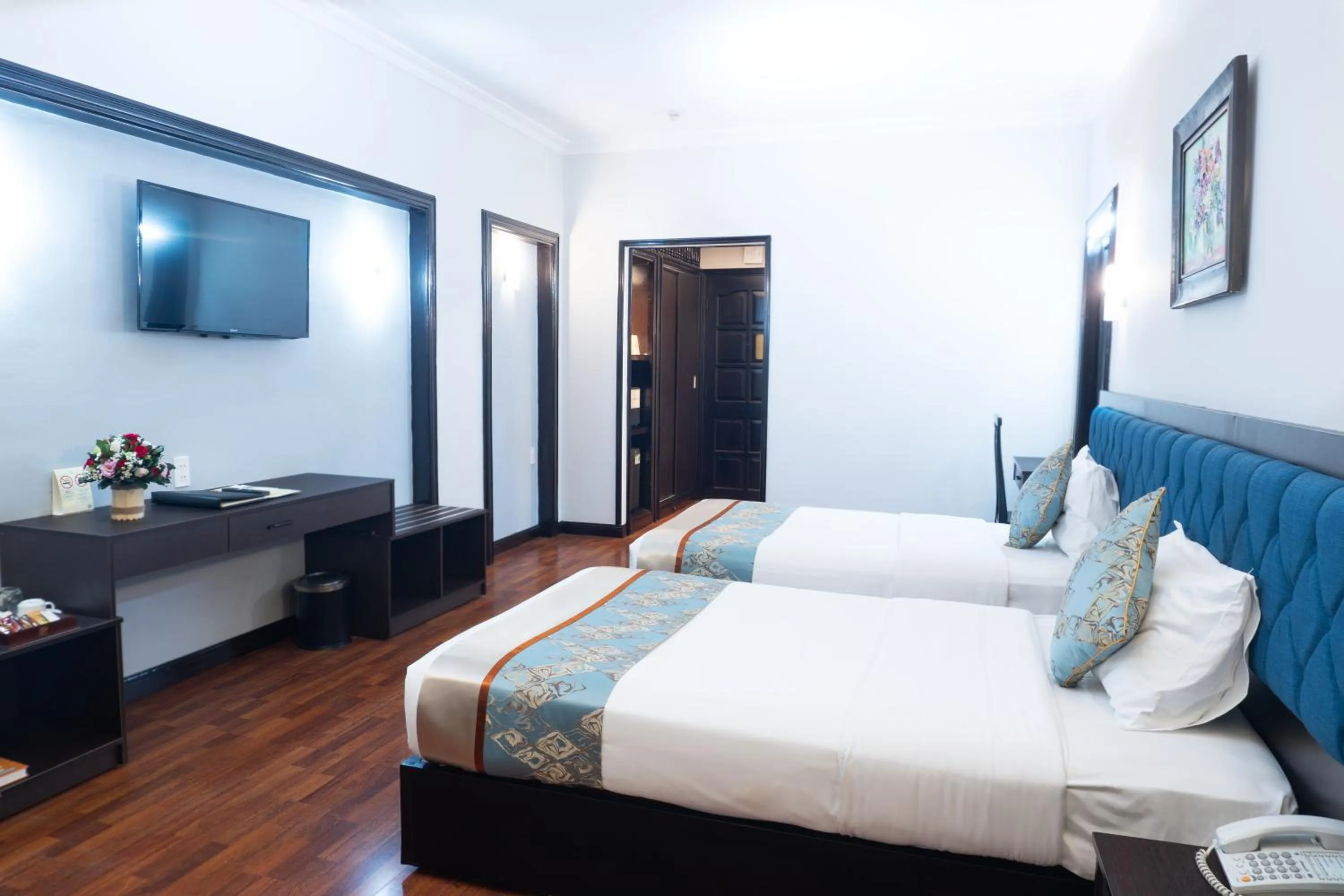 Bed in Royal Hotel Saigon