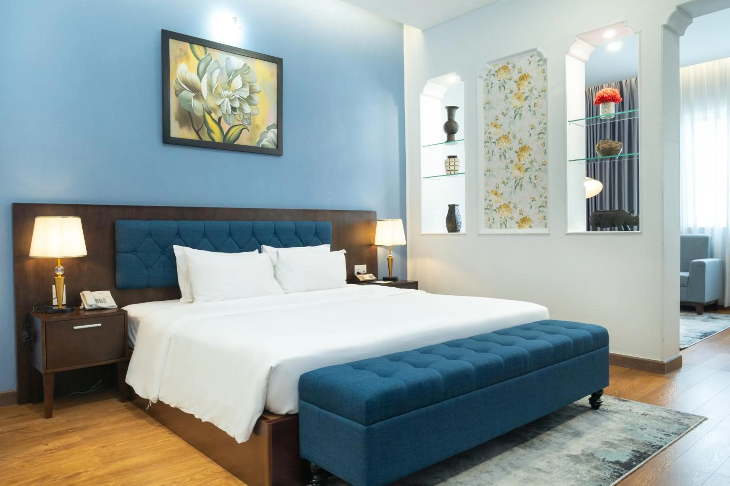 Bed in Royal Hotel Saigon