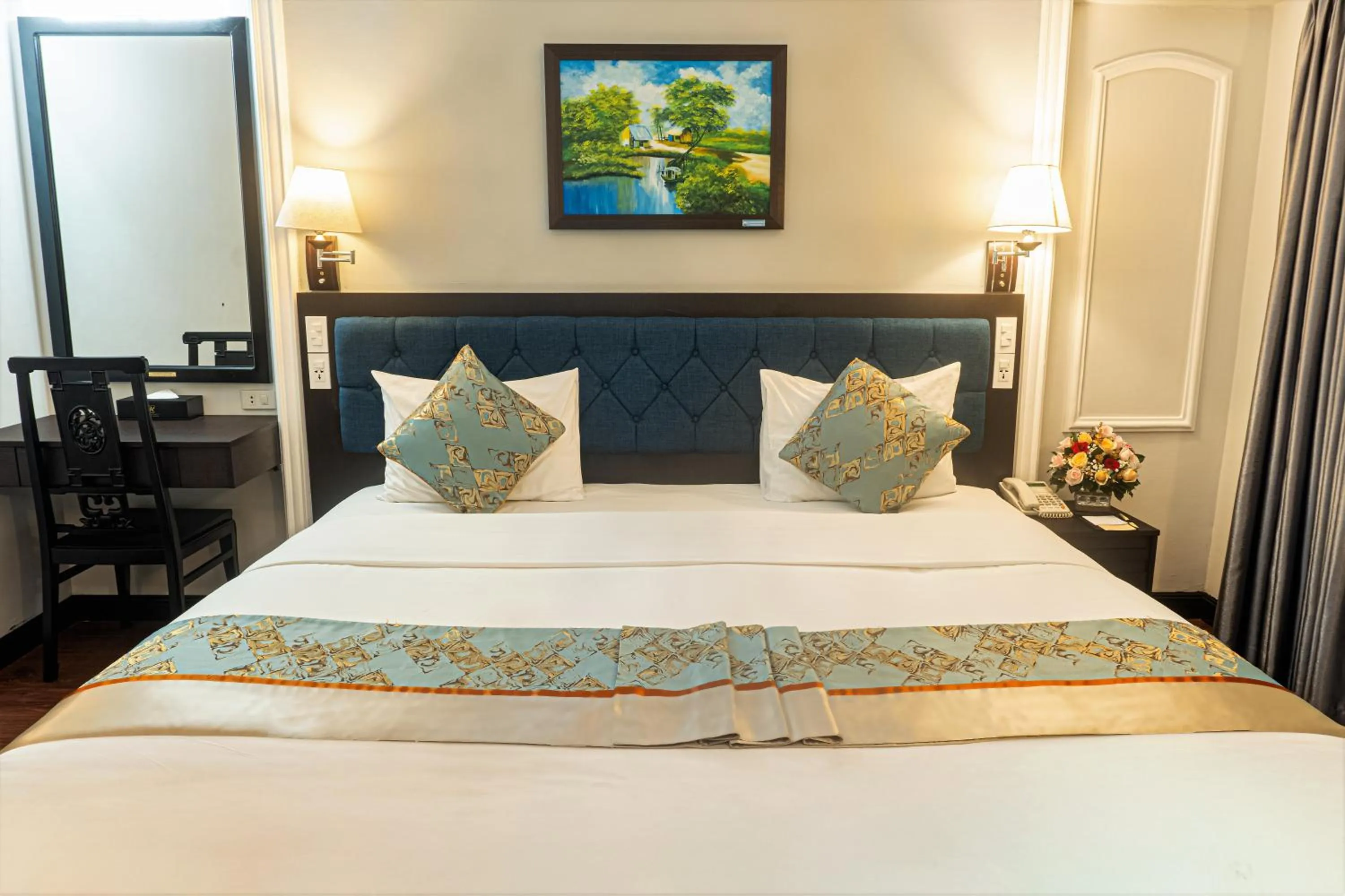 Bed in Royal Hotel Saigon