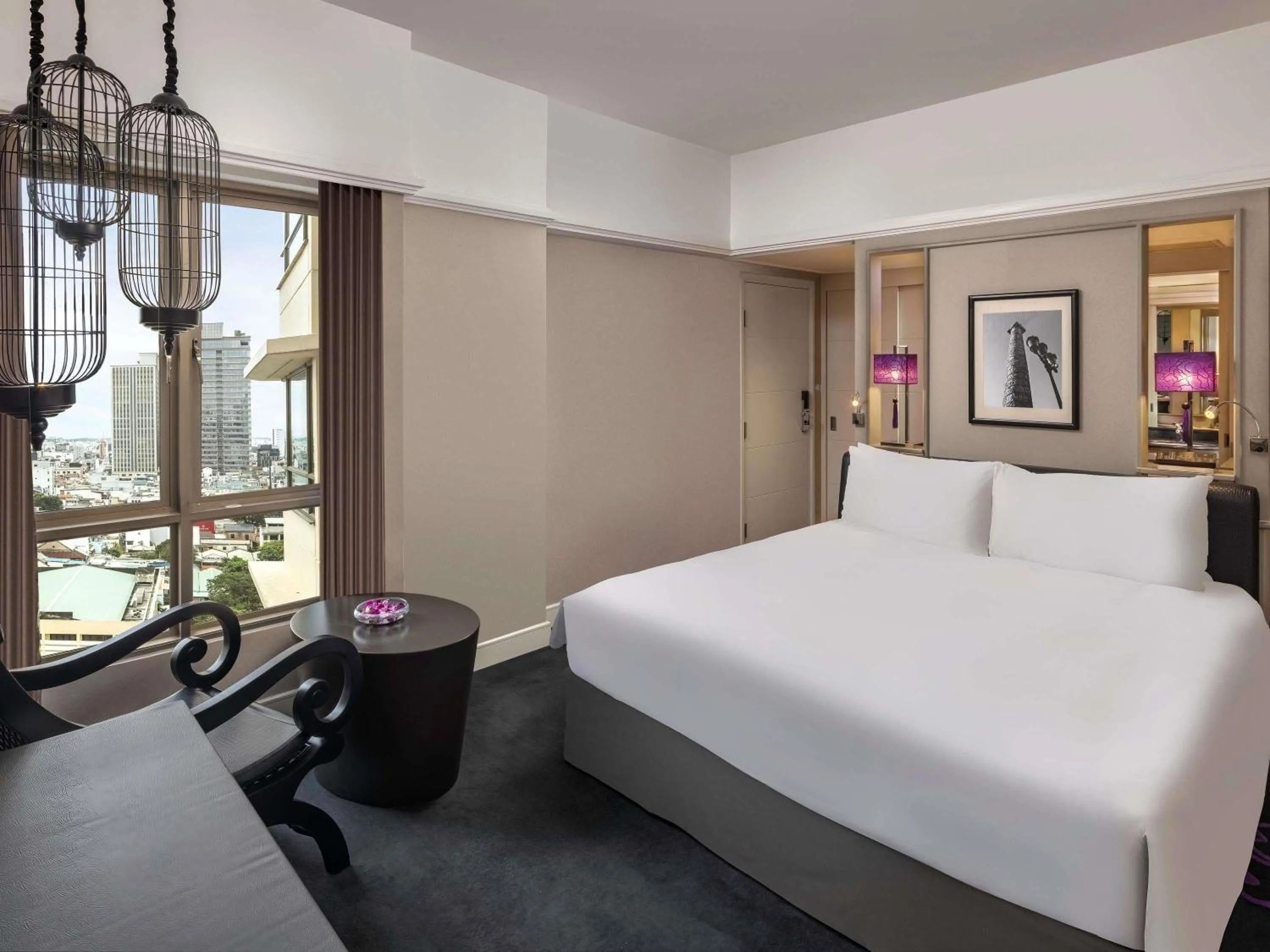 Bedroom, Bed in Sofitel Saigon Plaza