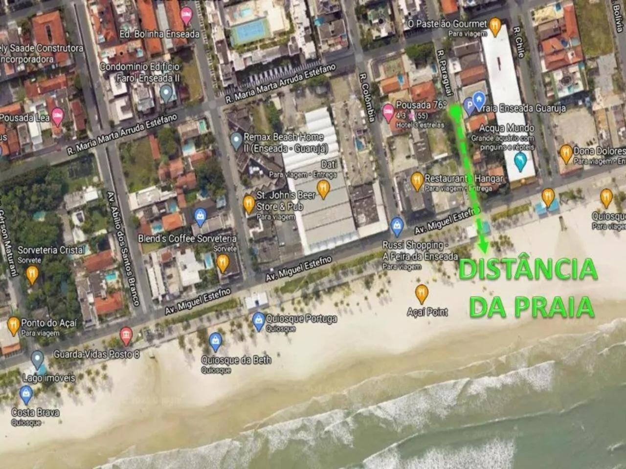 Apartamento Térreo - 40m da Praia - Enseada - Guarujá