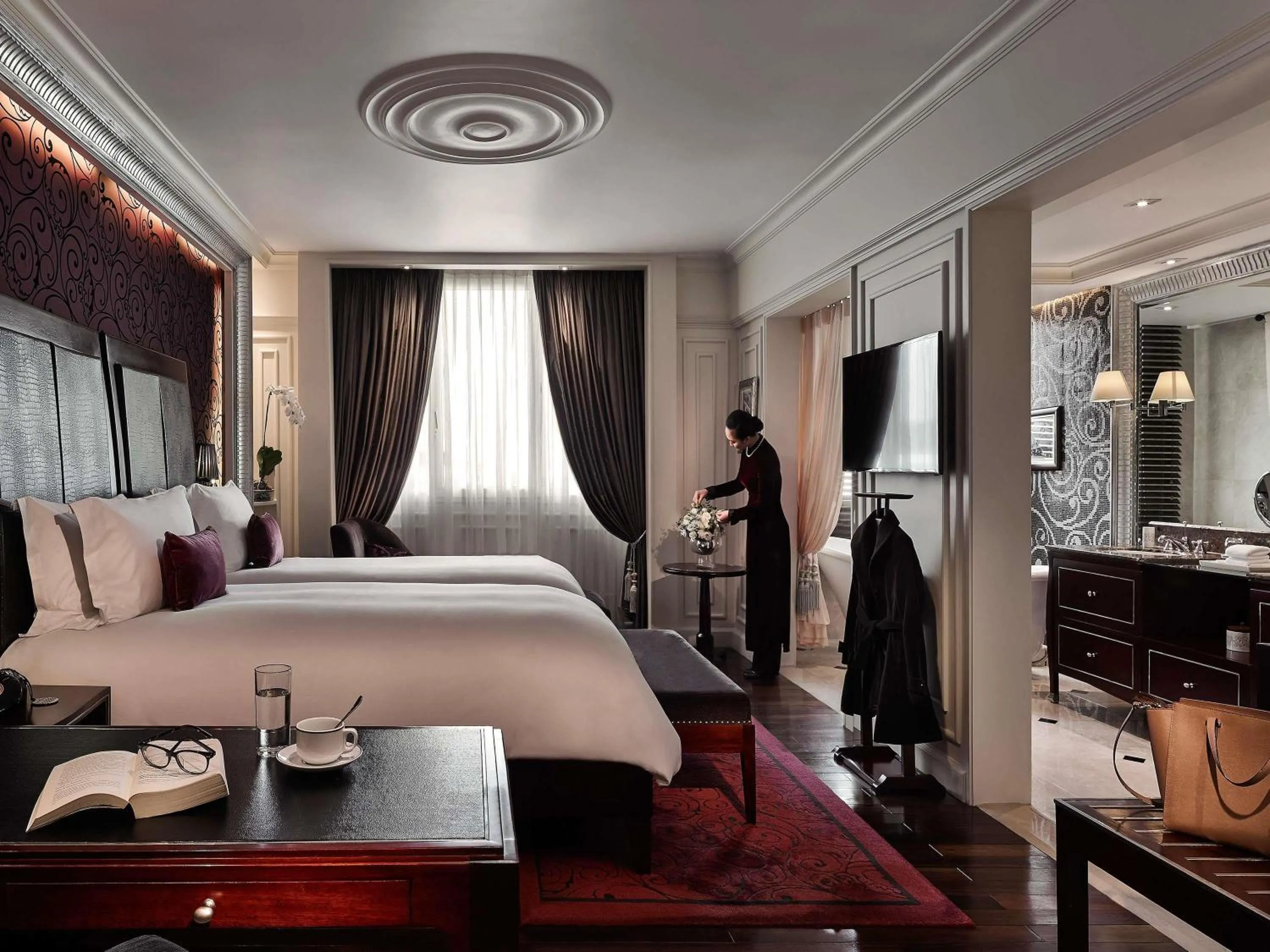 Bedroom, Bed in Sofitel Legend Metropole Hanoi