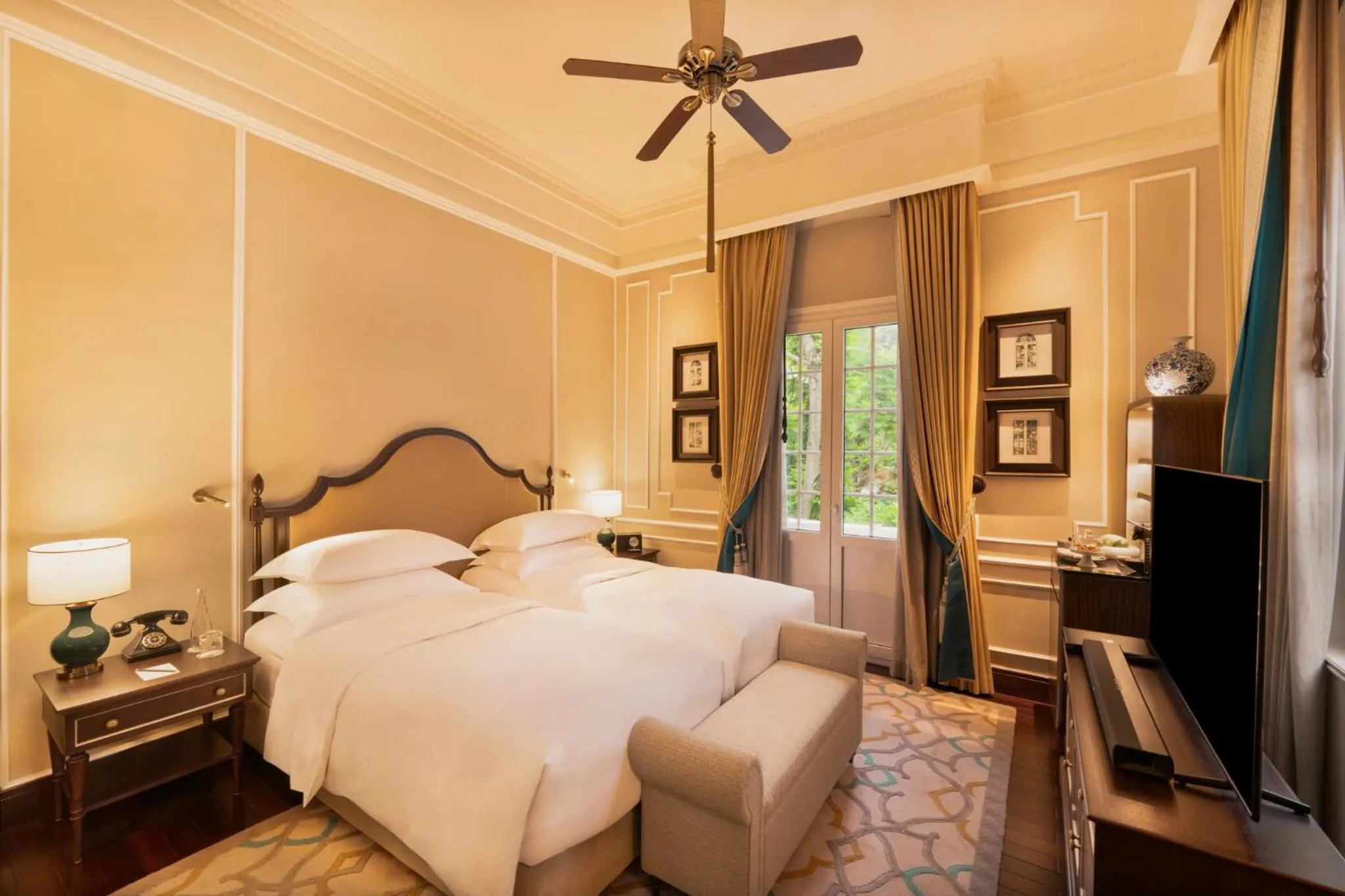 Bedroom, Bed in Sofitel Legend Metropole Hanoi