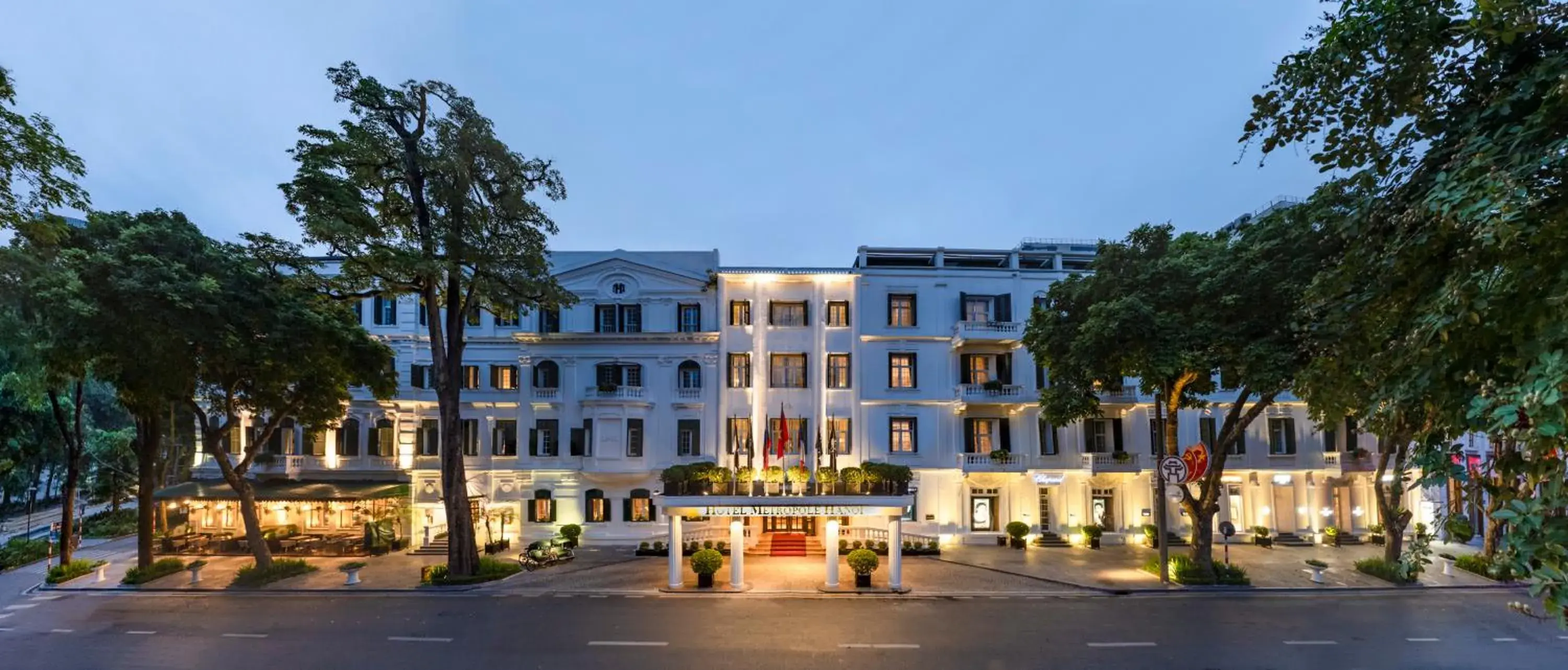 Property building in Sofitel Legend Metropole Hanoi Property building in Sofitel Legend Metropole Hanoi