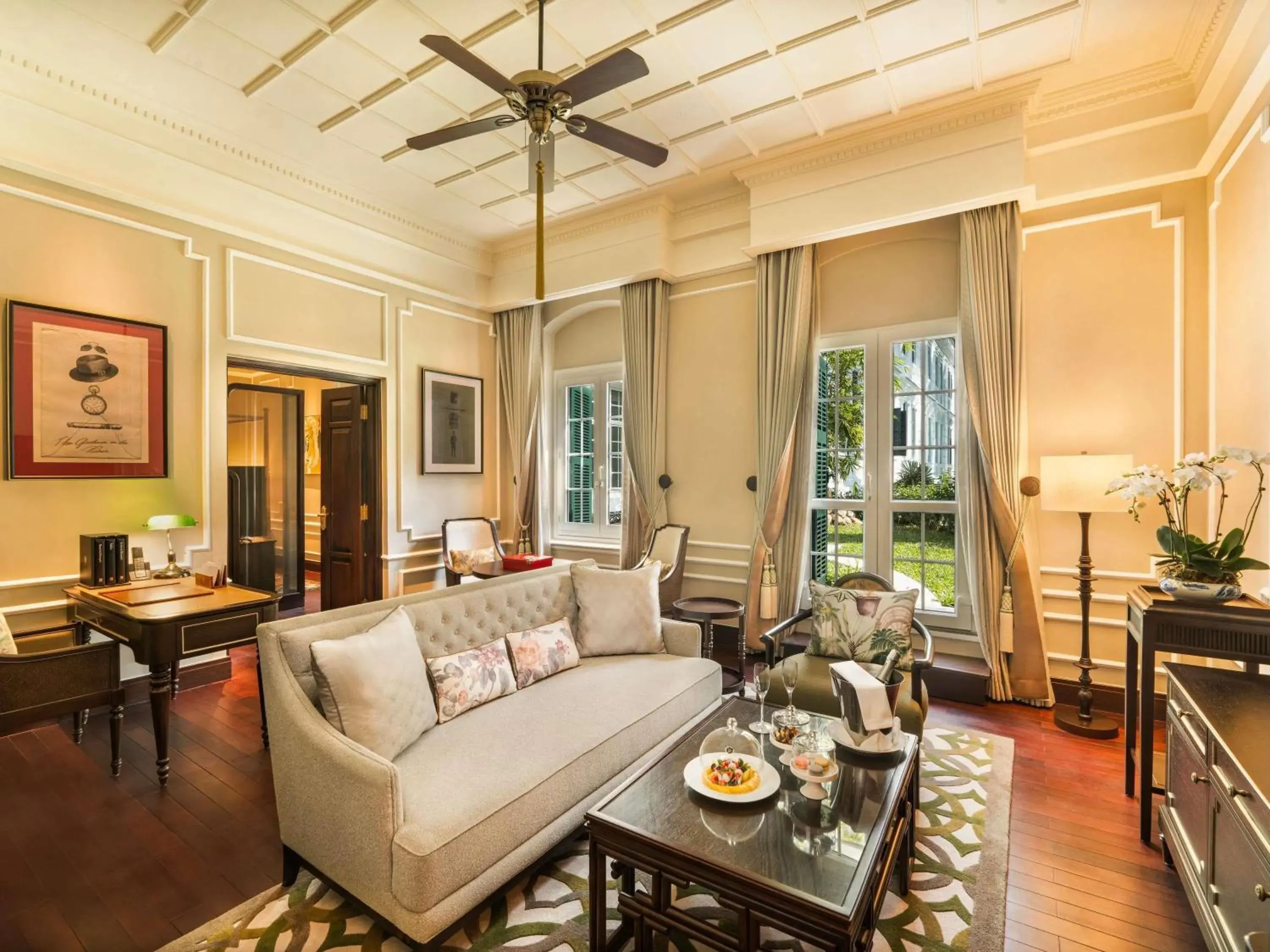 Bedroom in Sofitel Legend Metropole Hanoi Bedroom in Sofitel Legend Metropole Hanoi