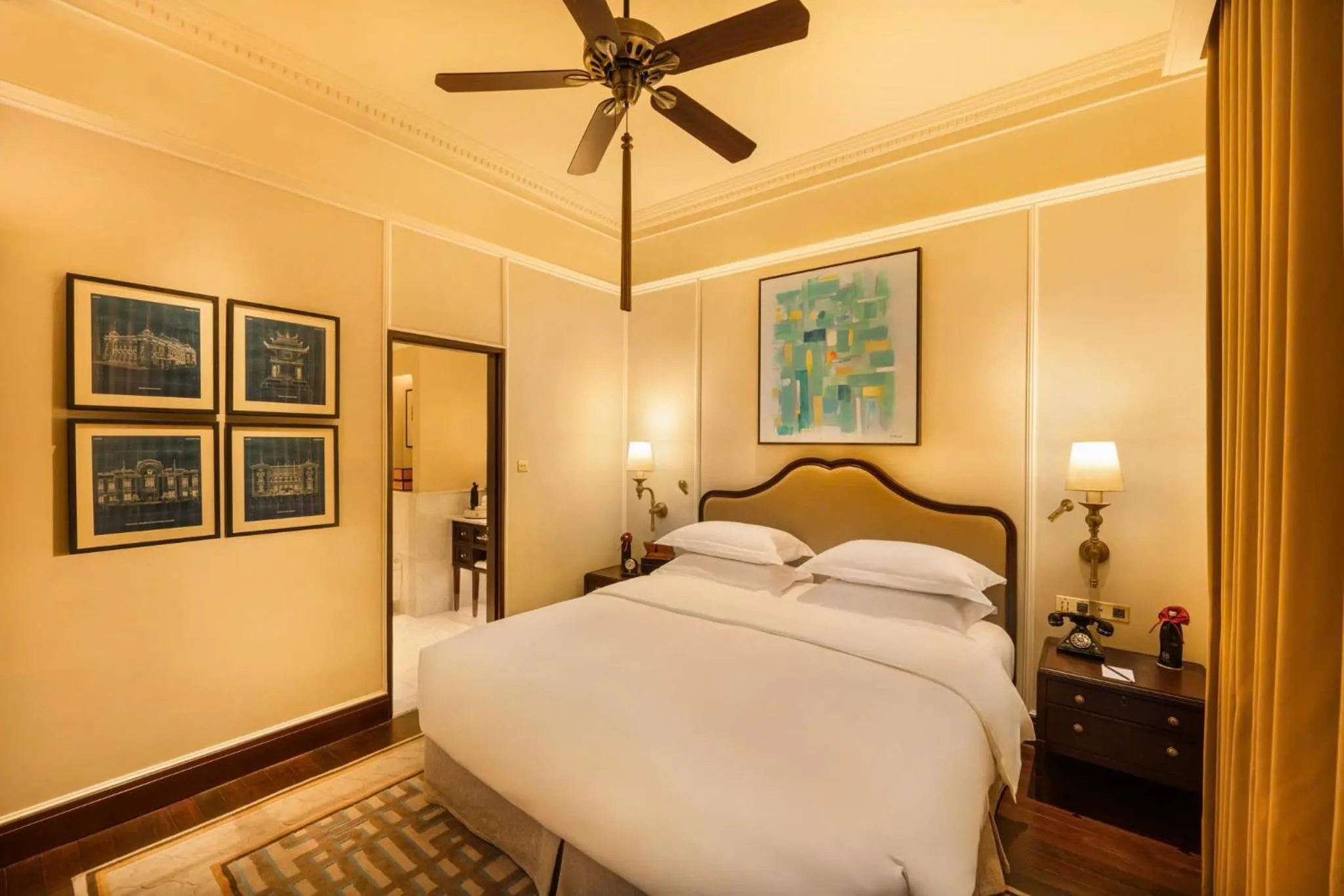 Bed in Sofitel Legend Metropole Hanoi