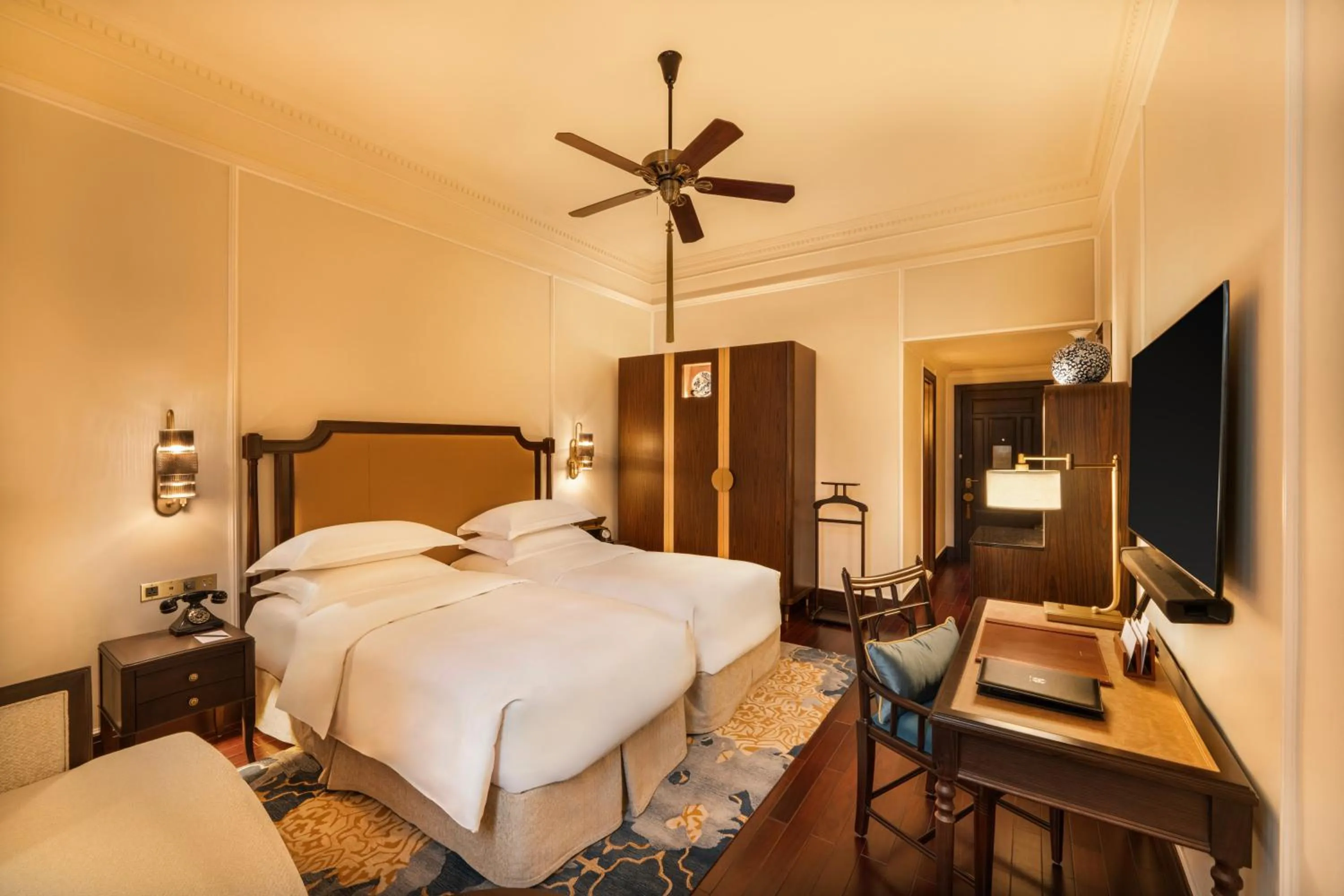 Bed in Sofitel Legend Metropole Hanoi