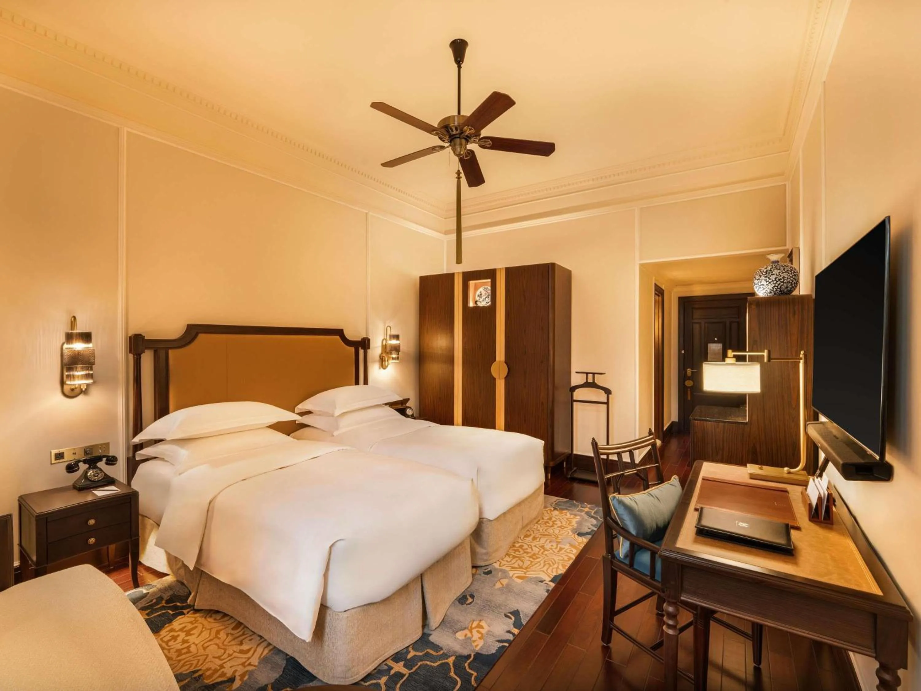 Bedroom, Bed in Sofitel Legend Metropole Hanoi